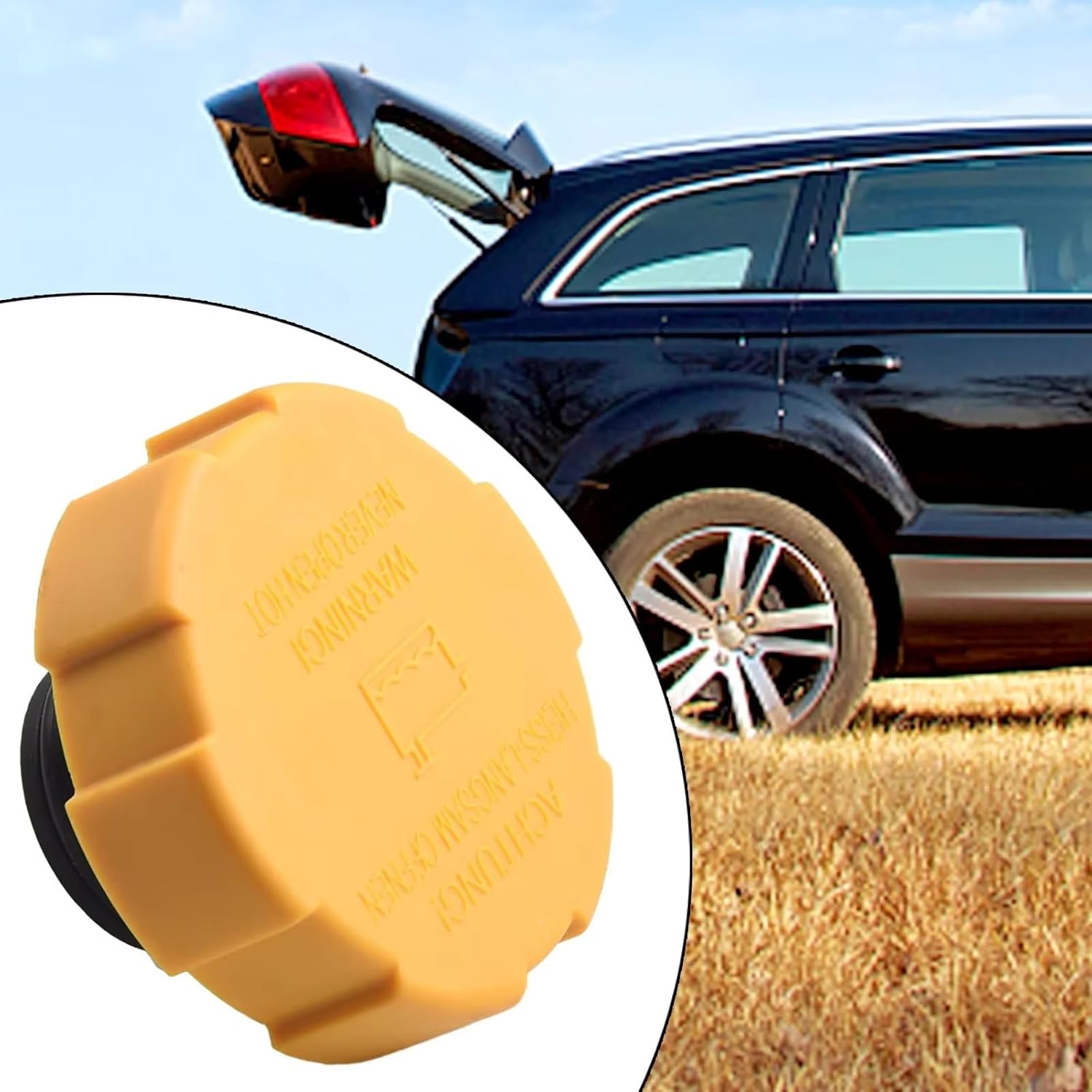 Engine Coolant Tank For Vauxhall For Opel For Signum 2003 2004 2005 2006 2007 2008 Radiator Plastic Cap 9202799 1304677