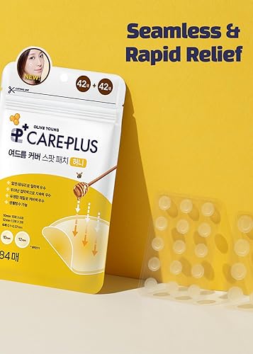 Miniatura 10 de ROUND A'ROUND OLIVE YOUNG Care Plus - Paquete de 2 parches para manchas coreanas para acné hidrocoloide para cubrir granos, espinillas e