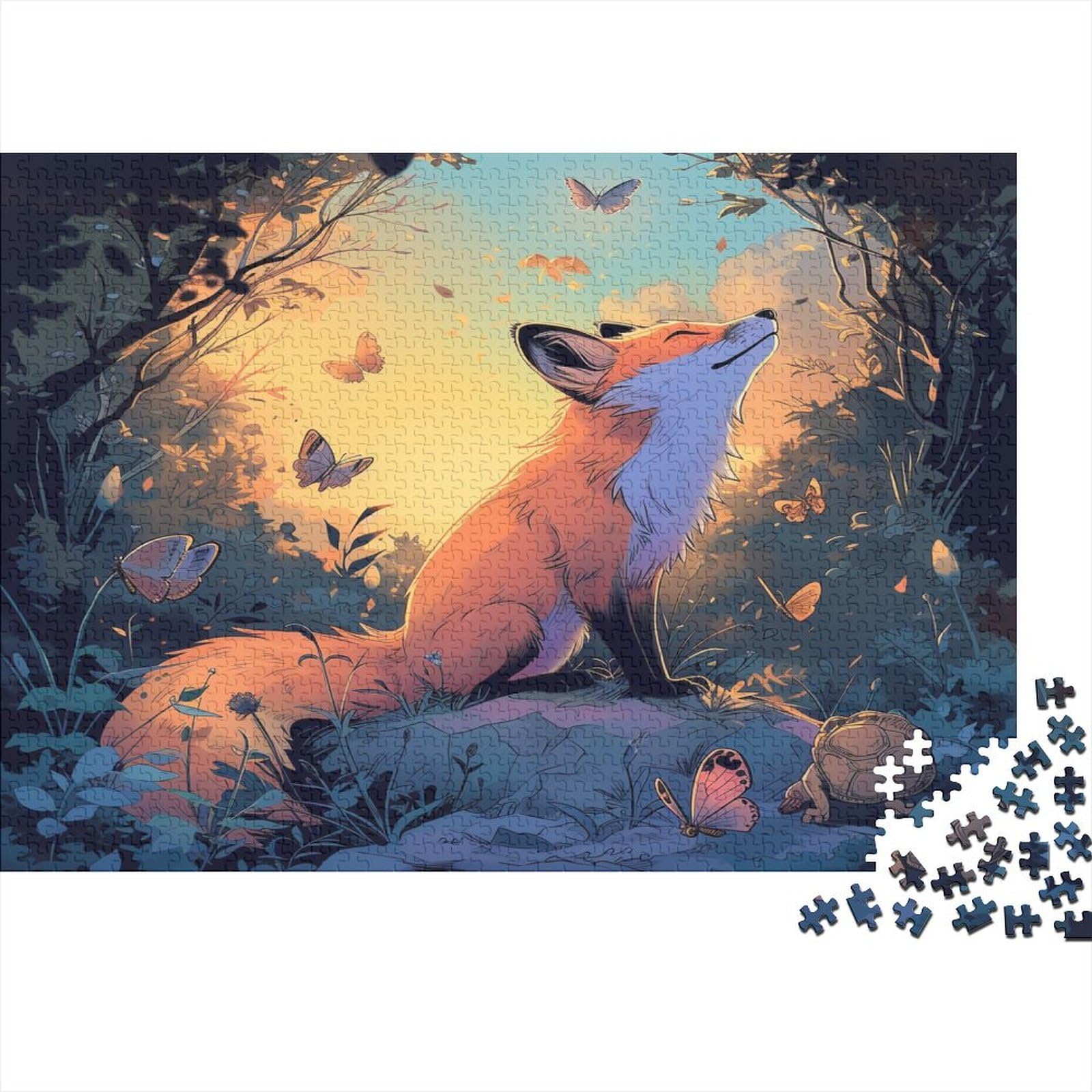 Fuchs Puzzle – 1.000 Teile | Motiv Fuchs | Für Puzzle-Fans & Entspannung