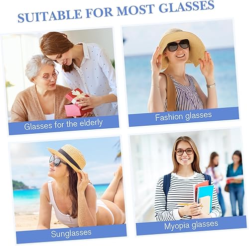 Miniatura 3 de 1 par de accesorios para gafas de sol Kit de reparación de piernas Gafas de sol magnéticas Gafas de sol negras retro Accesorios para gafas gafas