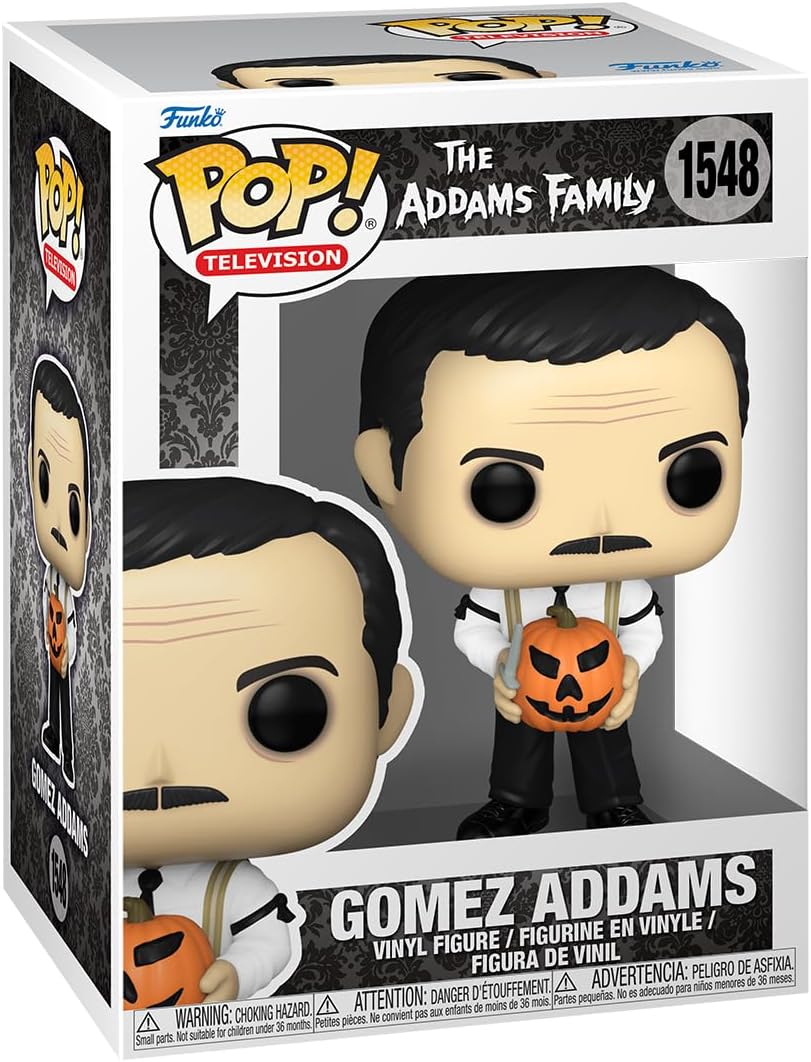 Pop! TV: AFC - Gomez Addams - Addams Family Classic - Collectable Vinyl Figure - Gift Idea - Official Merchandise - Toys for Kids & Adults - Horror Fans - Model Figure for Collectors