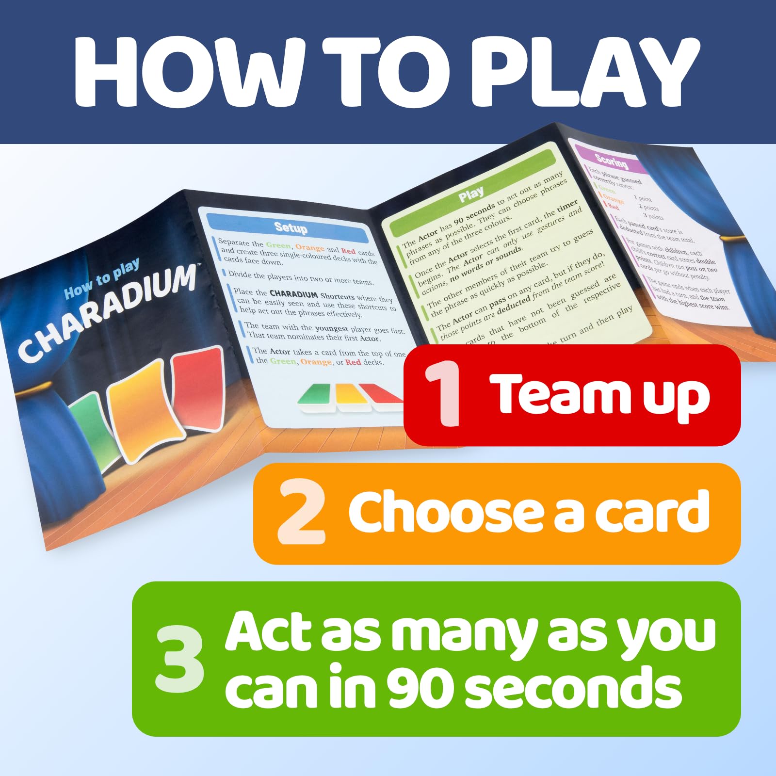 Gamesium, Charadium is the Ultimate Fun Family Game for Kids & Adults, Like Charades, But So Much Better - Image 4