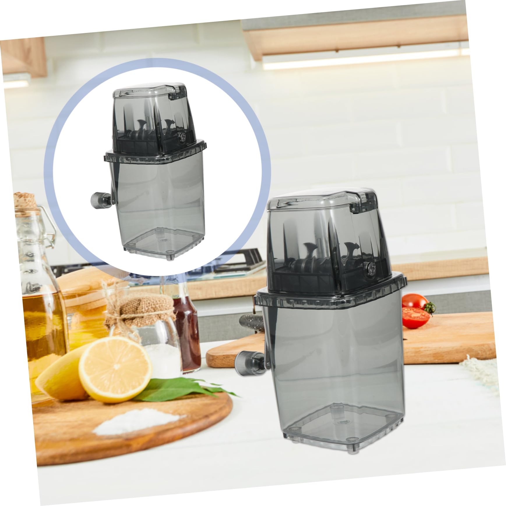Tritaghiaccio Manuale Portatile Multi- per Ghiaccio Tritato per Cocktail Granita e Bevande Fresche Utensile Senza Elettricità