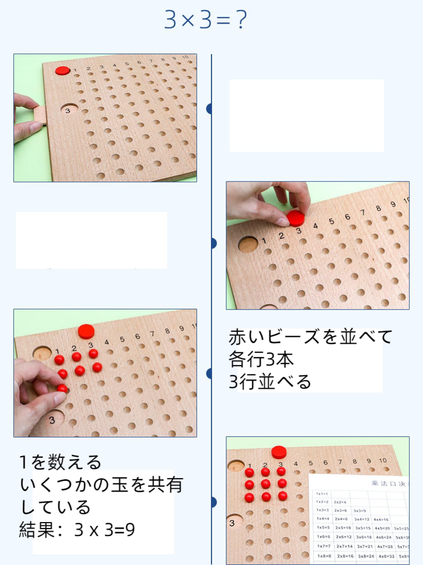 Amazon.co.jp: 計算おもちゃ 足し算・引き算ボード モンテッソーリ教具