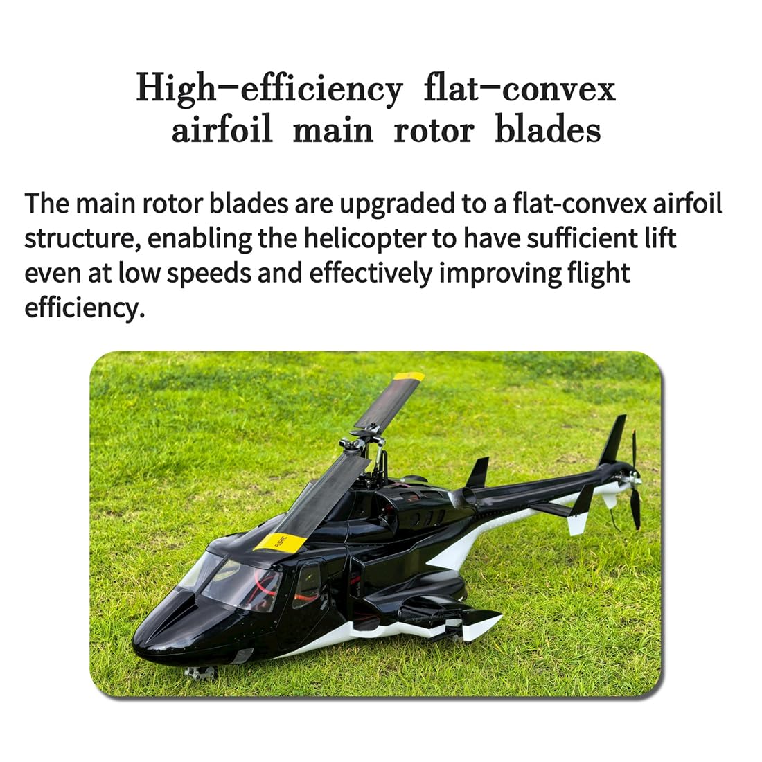 Elicottero GPS RC, FL500 Air-wolf Pro 500-Class 2.4G 6CH Scala Telecomando Elicottero Modello con FLISHRC L7 Flight Controller e 4 Modalità di Posizionamento GPS (versione RF)