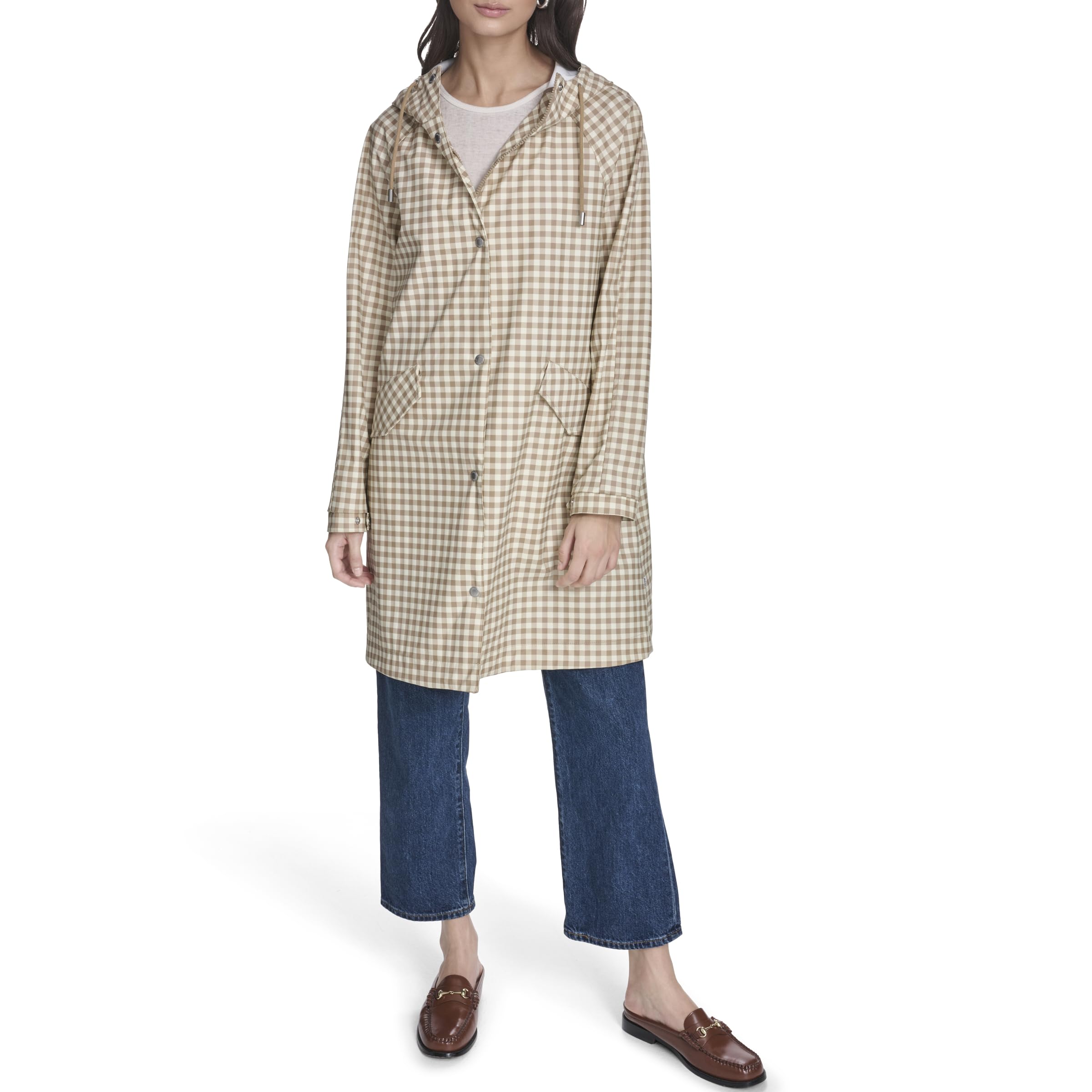Women's Raglan Sleeve Rain Jacket-image-6