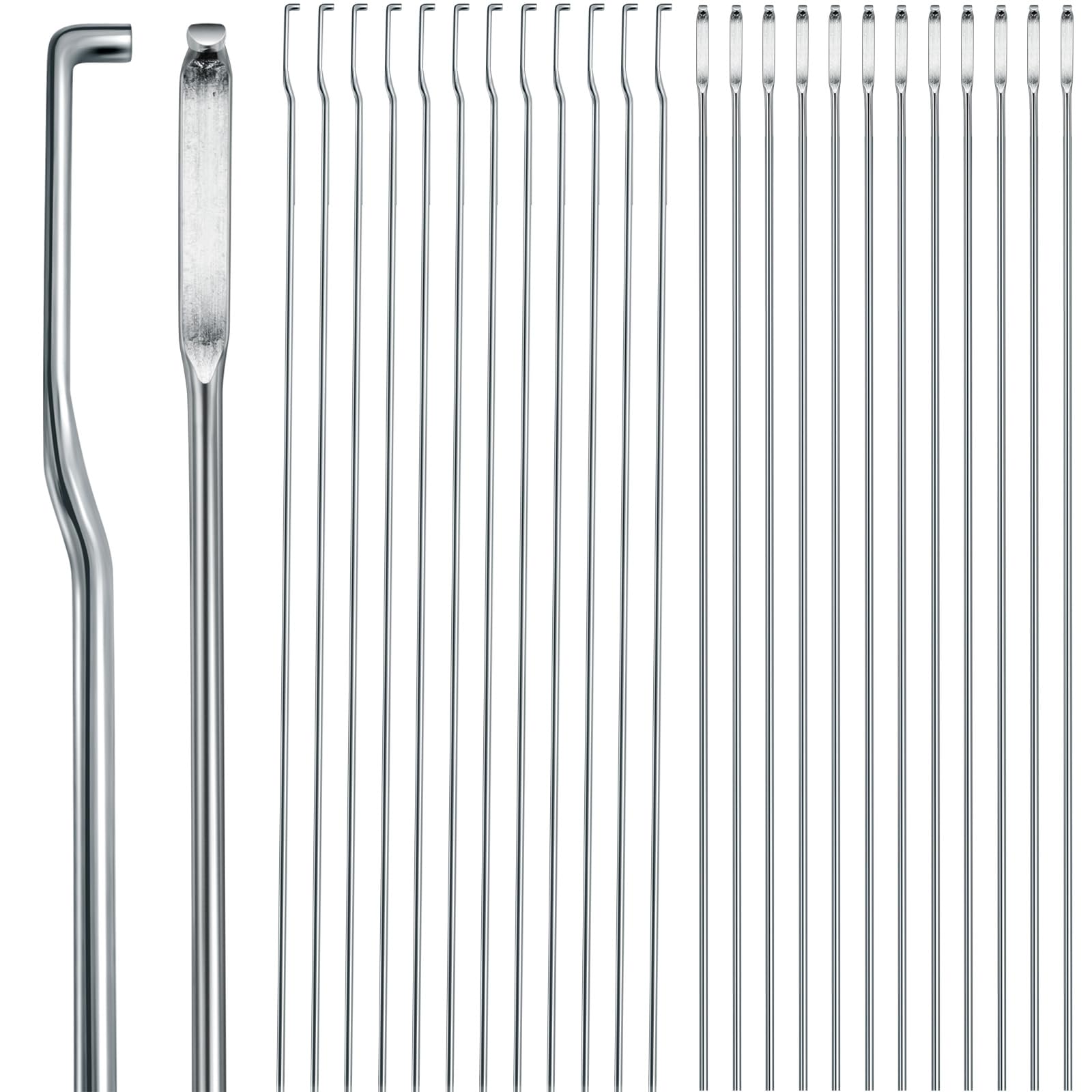 Yaocom 32 Pcs Mobile Home Vinyl Skirting Windbreak Rods 24" Long Trailer Skirting Rods for Mobile Home Exterior