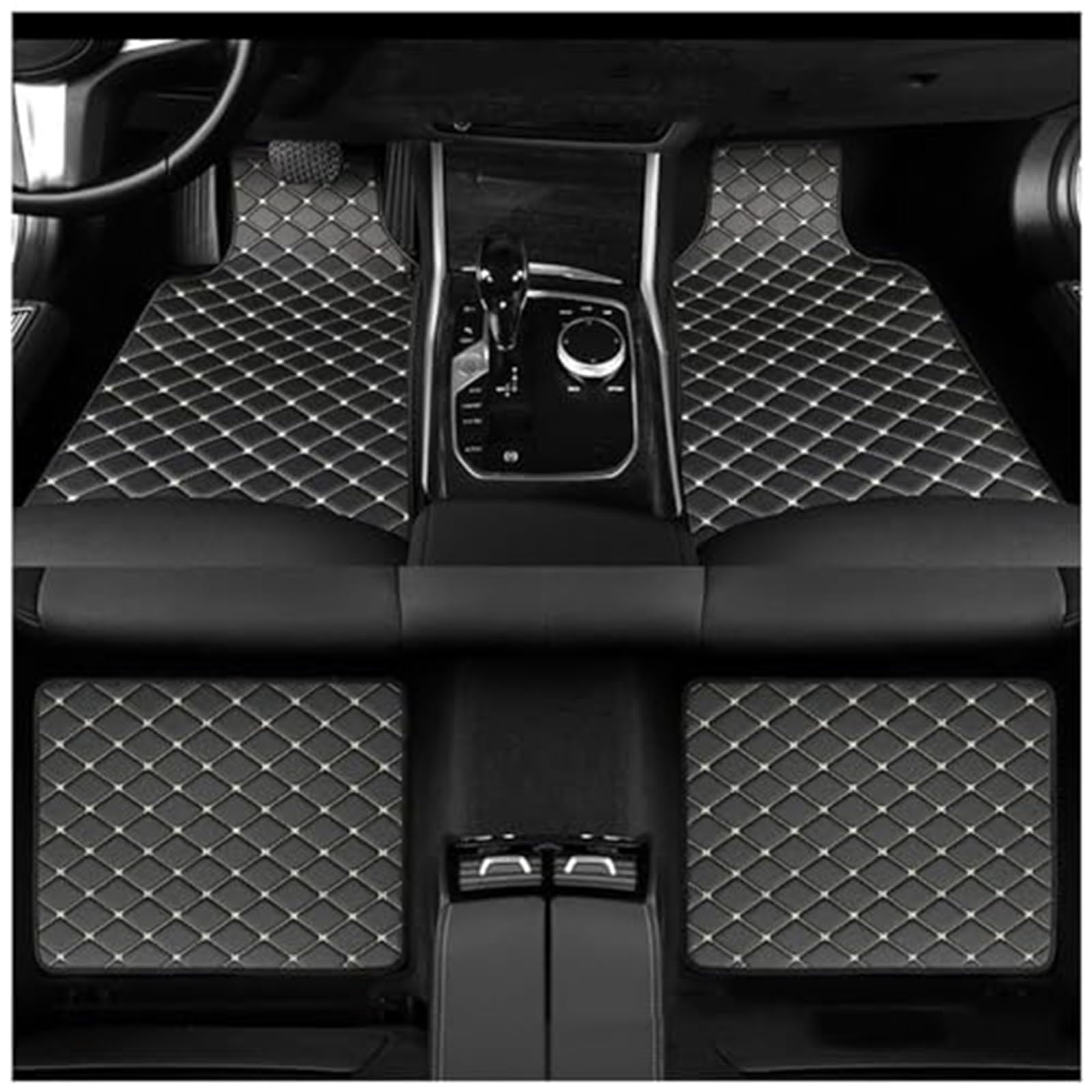 Kmnbhts B 4 Piece Floor Car Mats, For Jaecoo 5 (2025+) Front Rear Set Anti Slip Acking Car Floor Protection Easy To Clean Car Carpet All Weather,