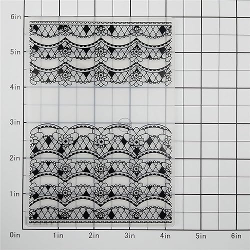 Vista 78 de DzIxY Geometría Fondo Plástico Carpetas de grabación en relieve para tarjetas Suministros DIY Papel 3D Scrapbook Plantillas Álbum Artesanía