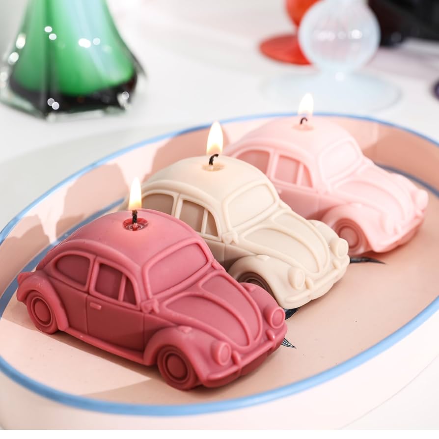 Amazon.com: BOOWAN NICOLE Vintage Classic Coupe Car Candle