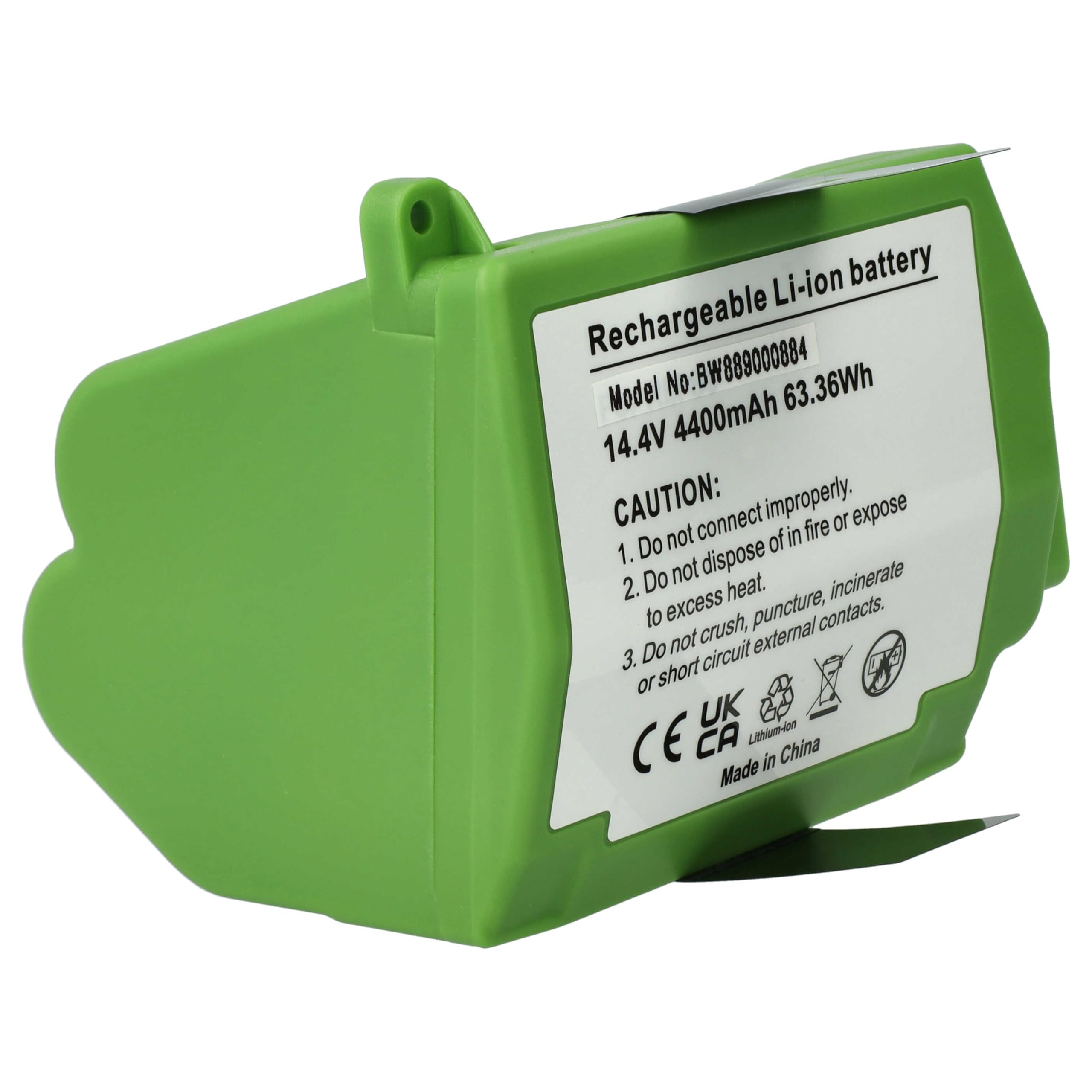 vhbw Batería Compatible con iRobot Roomba S9+, s9 Robot Limpieza (4400 mAh, 14,4 V, Li-Ion)