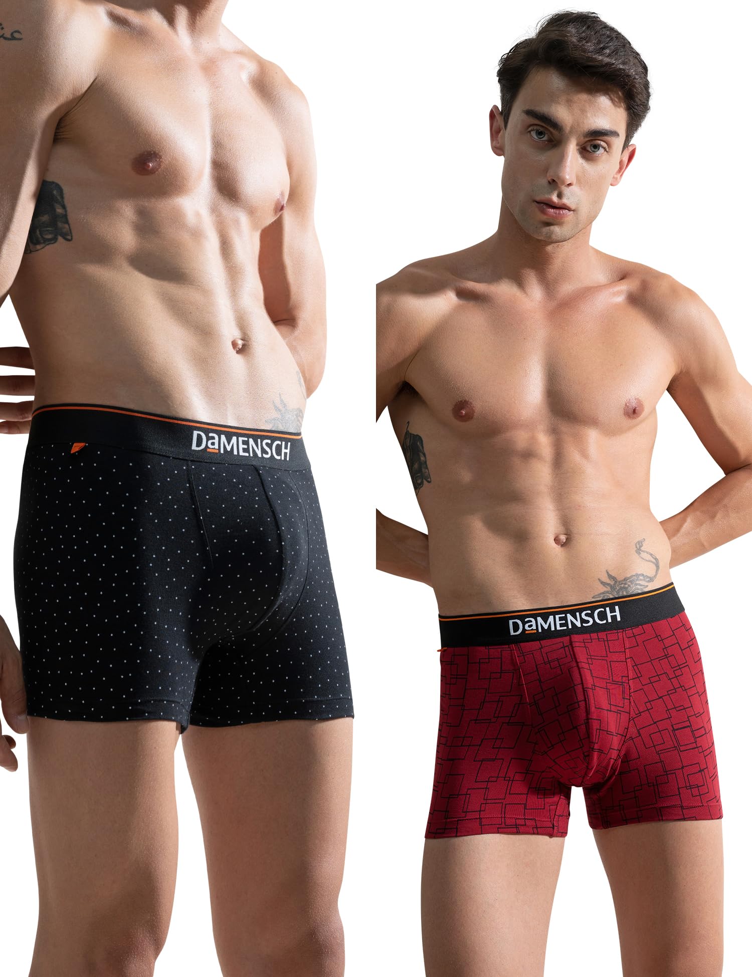 damensch Men Deo-Cotton Trunk Pack, Anti-Bacterial Moisture Wicking Trunk (Pack of Assorted Prints & Colours I Color & Print May Vary)-picture-27