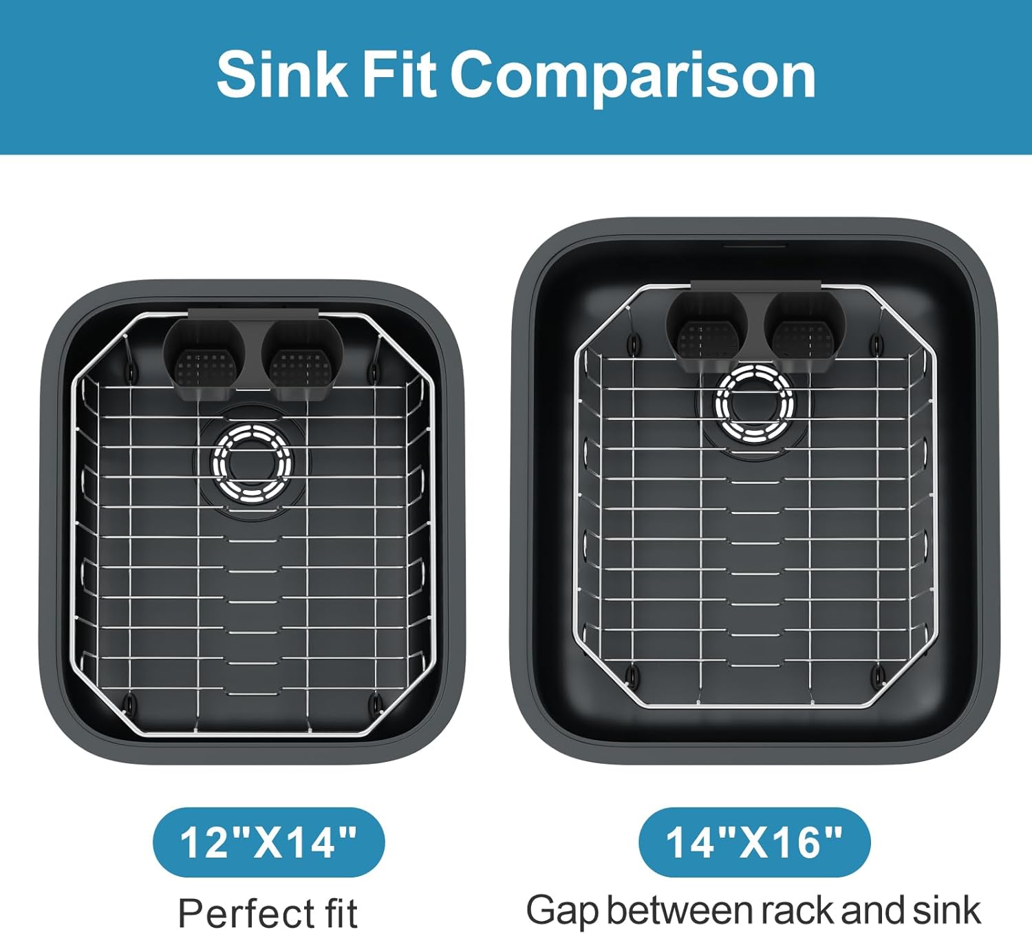 iSPECLE Small in Sink Dish Drying Rack - Stainless Steel Compact Inside Sink Dish Drainer for RV Apartment Kitchen, Rust Resistant, 11.6" W x 13.4" L, Silver