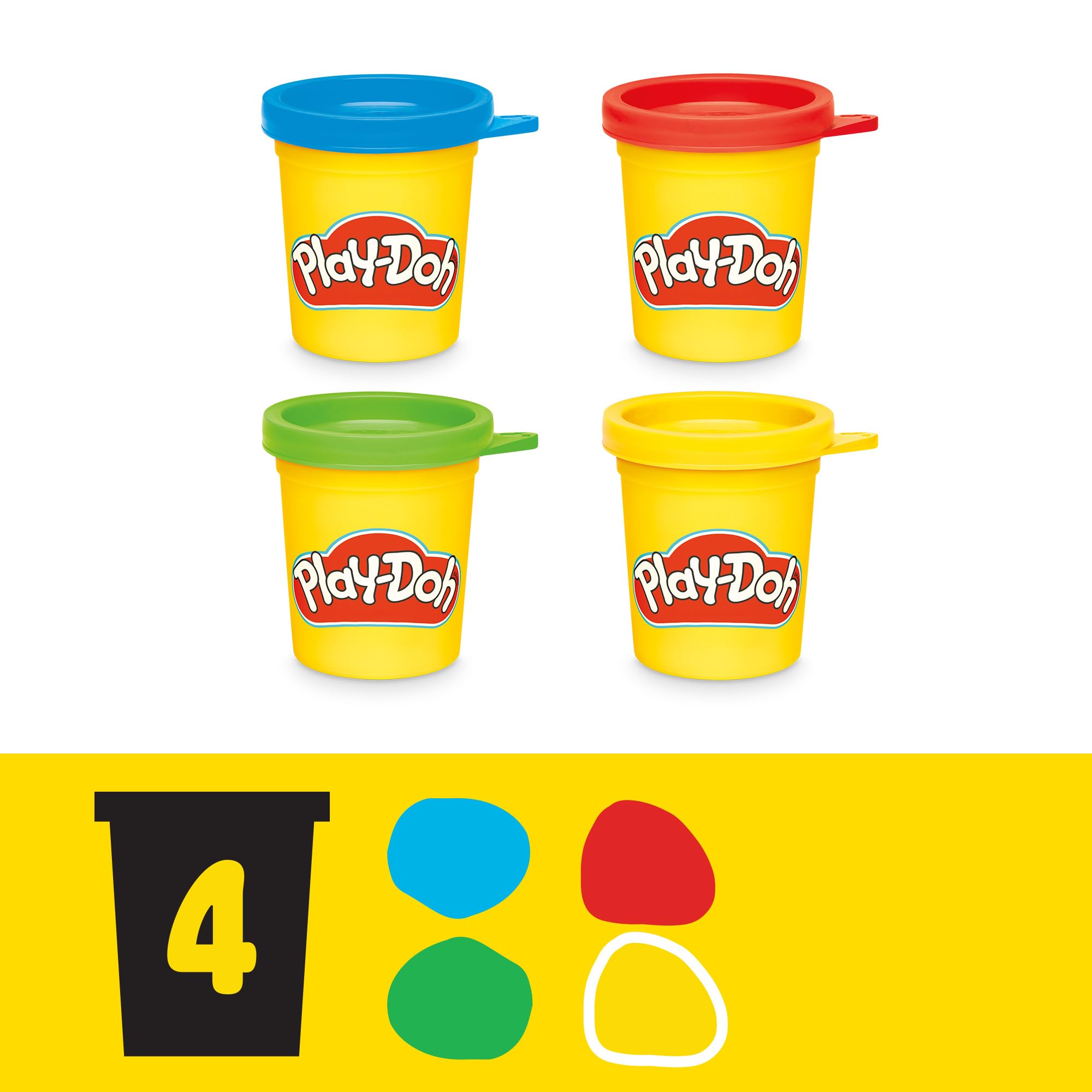 Zestaw do zabawy Play-Doh Disney Junior Lepione opowieści, przenośna zabawka ze schowkiem, przedszkolne zabawki plastyczne dla dzieci w wieku od 2 lat