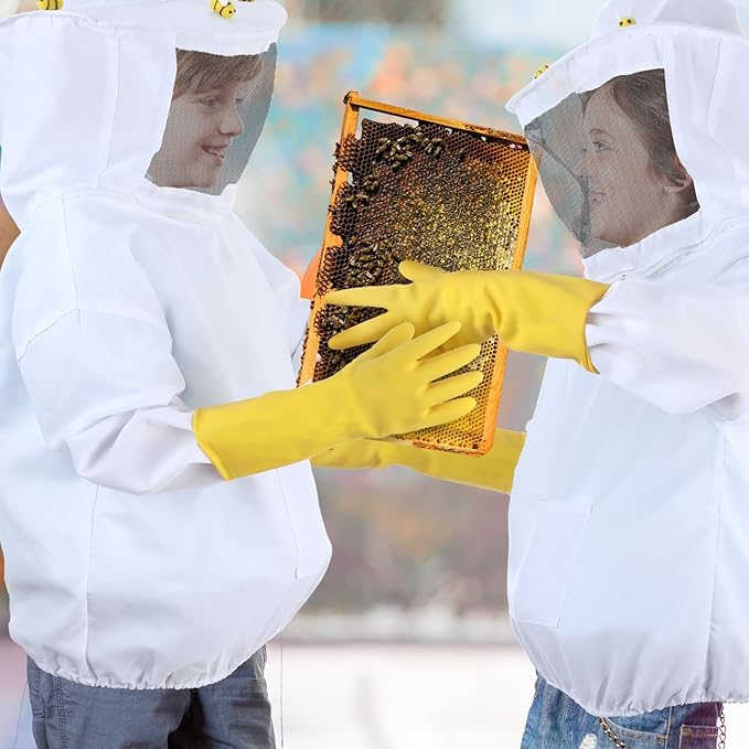 Juego de Apicultura Jiuguva 13 Piezas Chaqueta y Accesorios para Niños miniatura 3