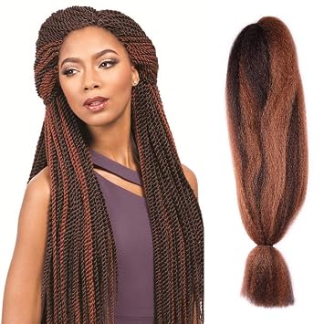 Amazon.com: Moda Señora Jumbo Trenzado Extensiones de pelo Kanekalon 48  pulgadas 2.01 oz/PC cualquier color africano colección trenzas de ganchillo  a granel trenzado de pelo Jumbo trenzas de ganchillo, Kanekalon onda recta,