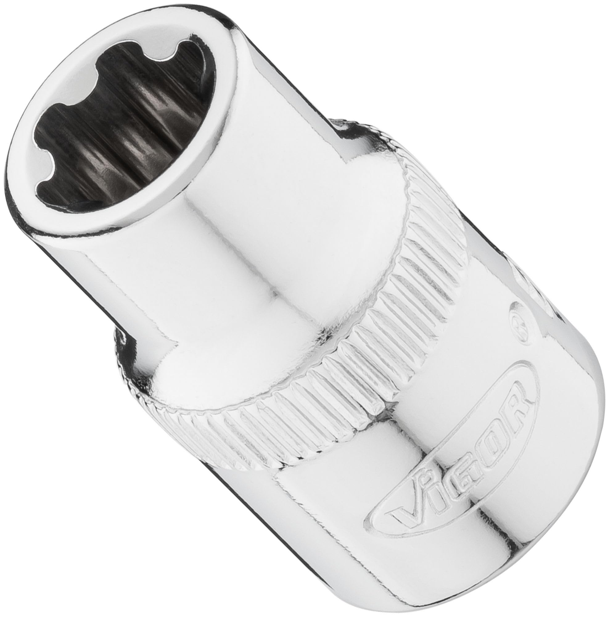 ViGOR T-Plus Socket Spanner Insert V7920-EP11, 3/8 inch Socket Spanner Insert EP11, Durable and Robust