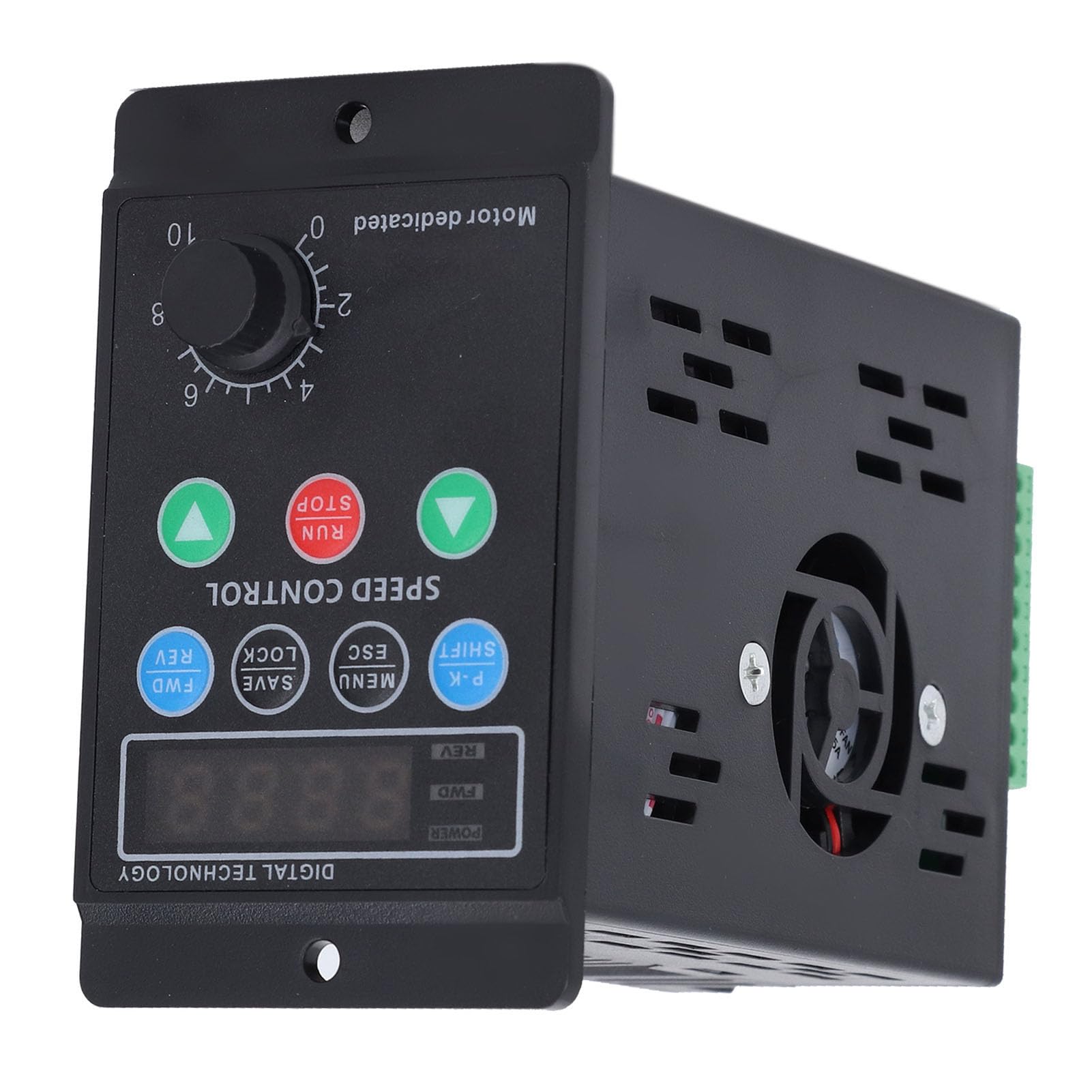Unidad de Frecuencia Variable Inversor de Control de Velocidad de Motor Trifásico de Alta Eficiencia para Aplicaciones de Ahorro de Energía 400W 2A