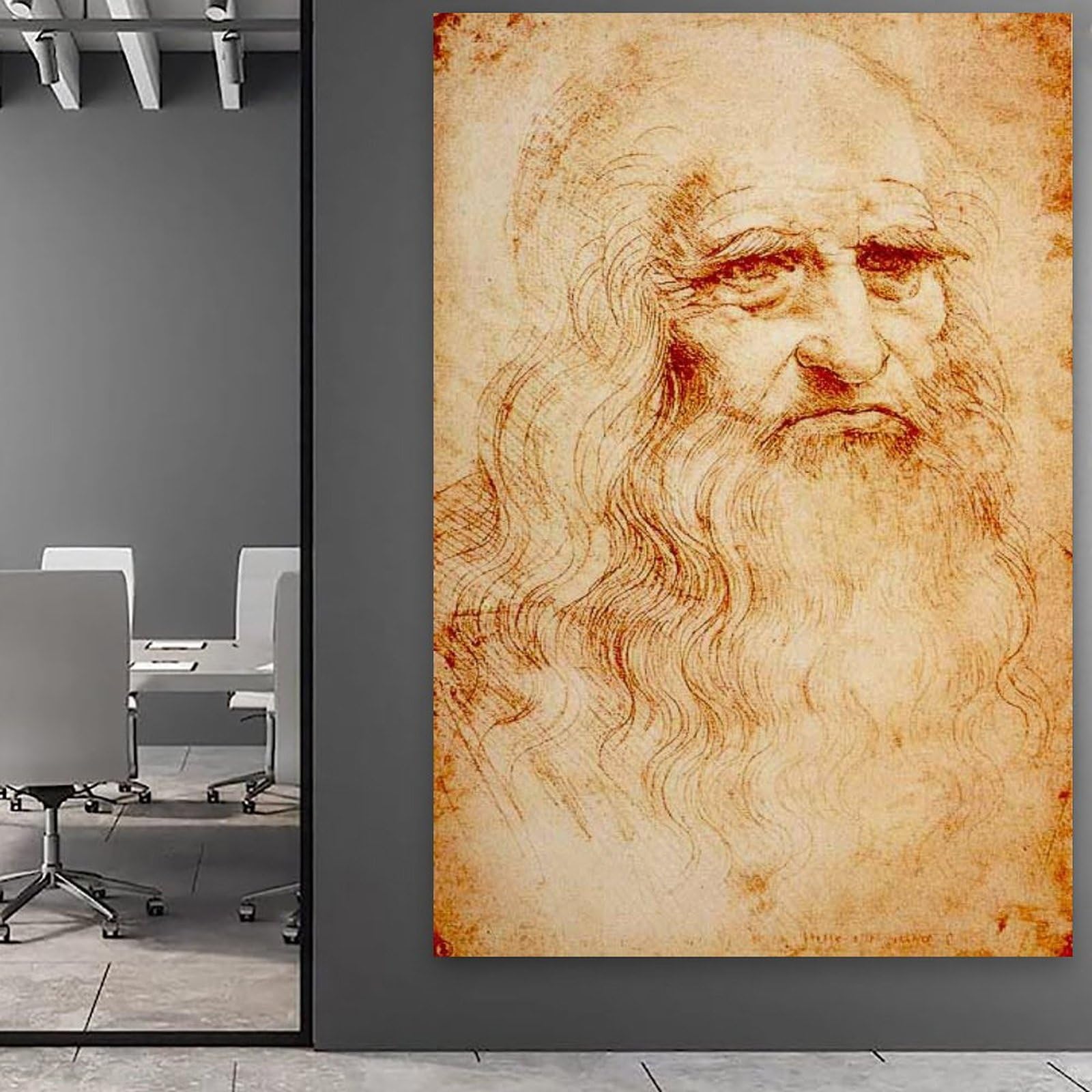 レオナルド・ダ・ヴィンチの絵画　壁掛けアート Leonardo da Vinci Amazon.co.jp: Leonardo Da Vinci レオナルド・ダ・ヴィンチ