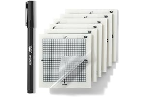 Mr. Pen- Transparent Graph Paper Sticky Notes