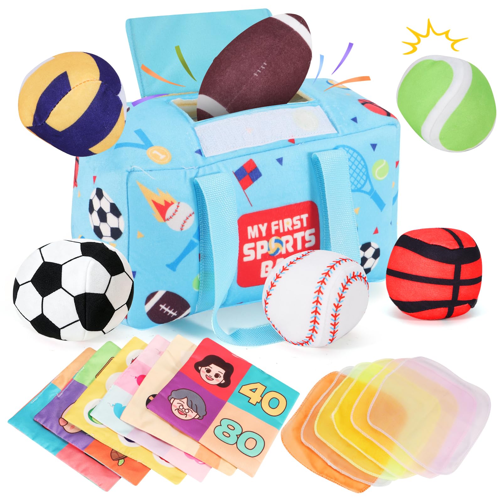 BananMelonBM Sensory Sports Balls für Kleinkinder 3-8