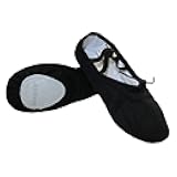 Adult Canvas/Leather Ballet Shoes