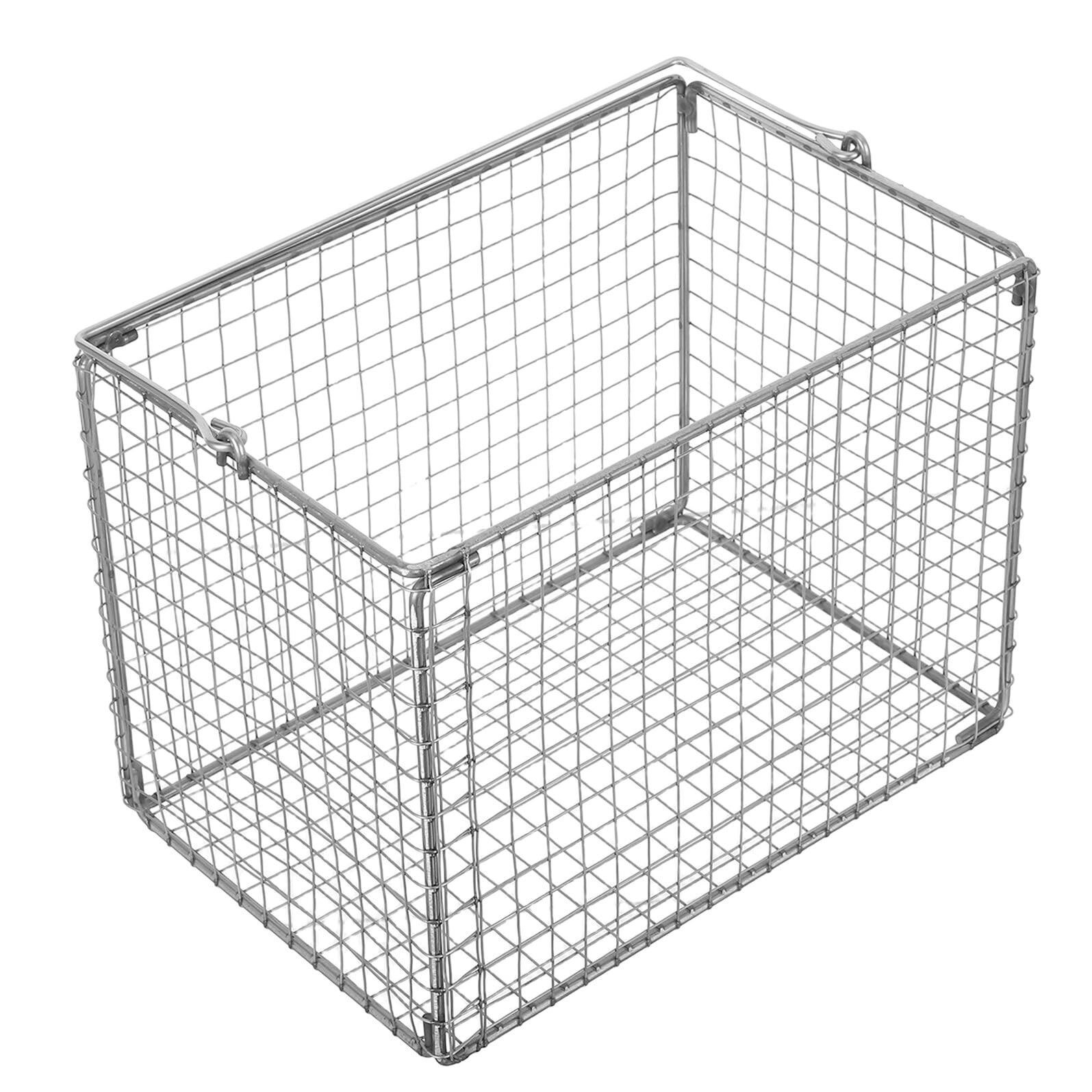 Ciieeo Cesta de Limpieza Ultrasónica de Alta Temperatura Cesta de Acero Inoxidable para Inmersión y Escurrido para Precisión y Uso Laboratorio