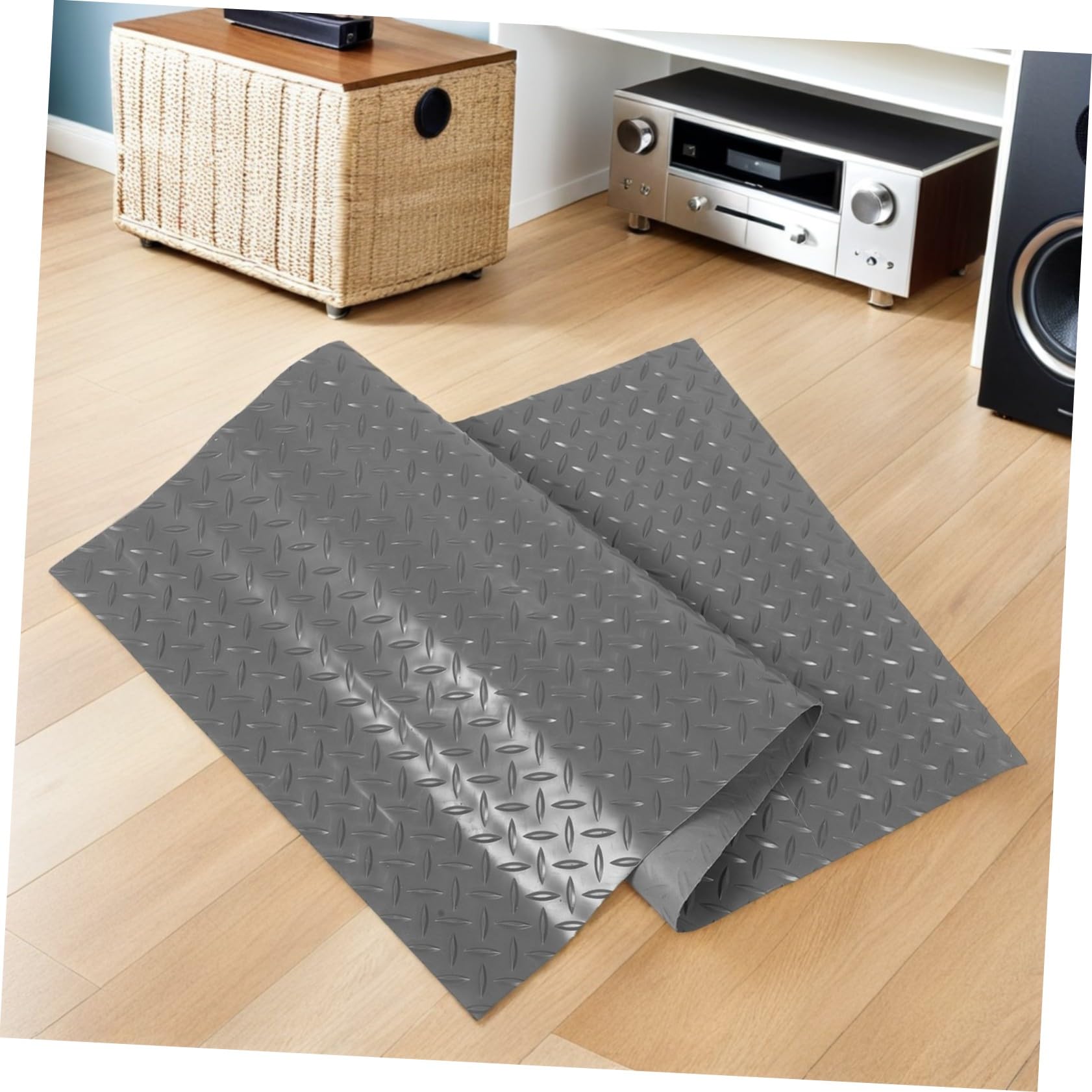 Alfombra de Escalera de Piscina Protector de Pasos de Almohadilla Protector sobre sobre el Suelo el plastico Gris Oscuro