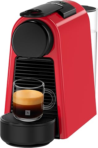 Nespresso Essenza Mini D30 Coffee Machine Red By Nespresso- Offer doesn't include capsules