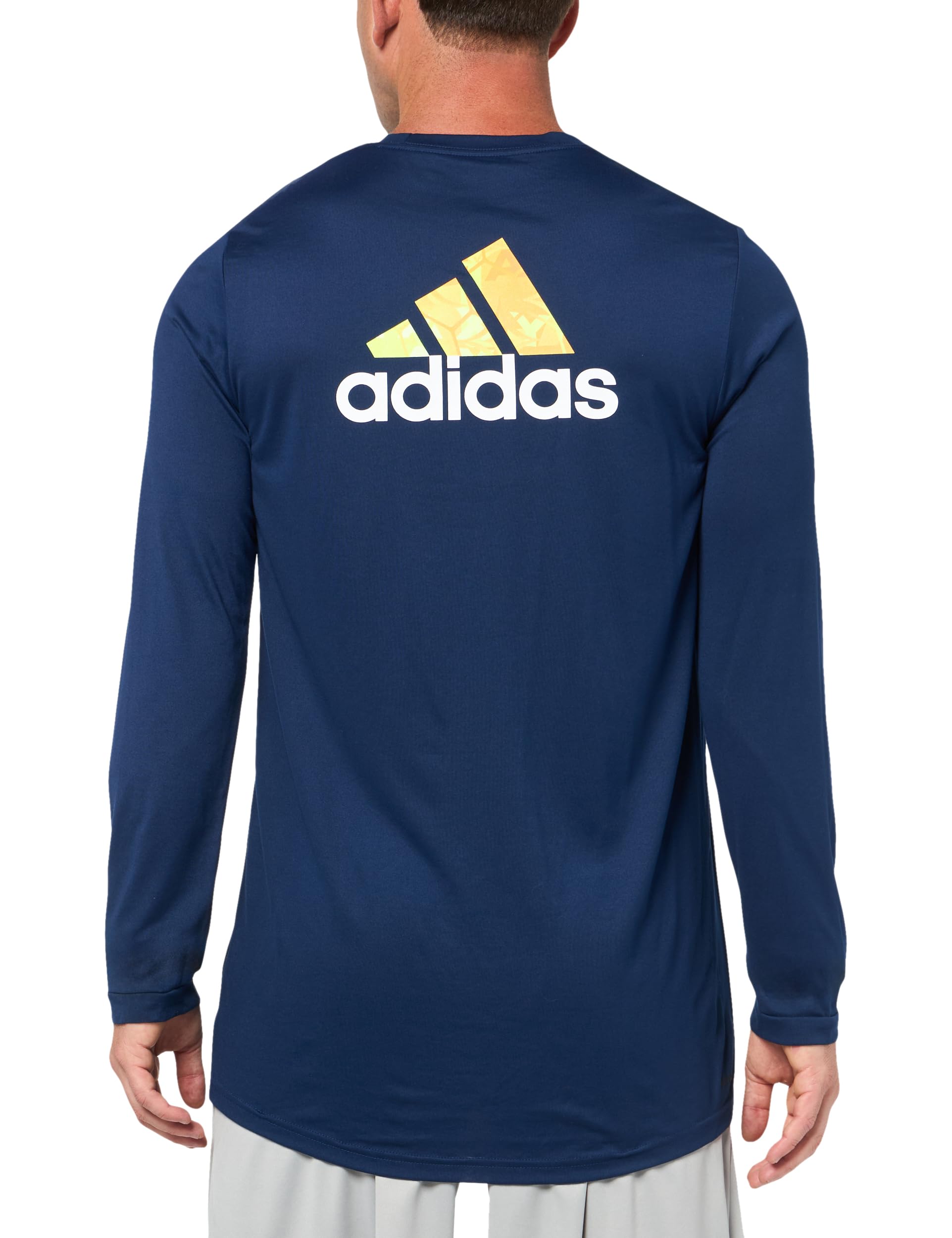 Adidas New England Revolution MLS Long Sleeve T-Shirt T-Shirt Pre-Partita a Maniche Lunghe Uomo