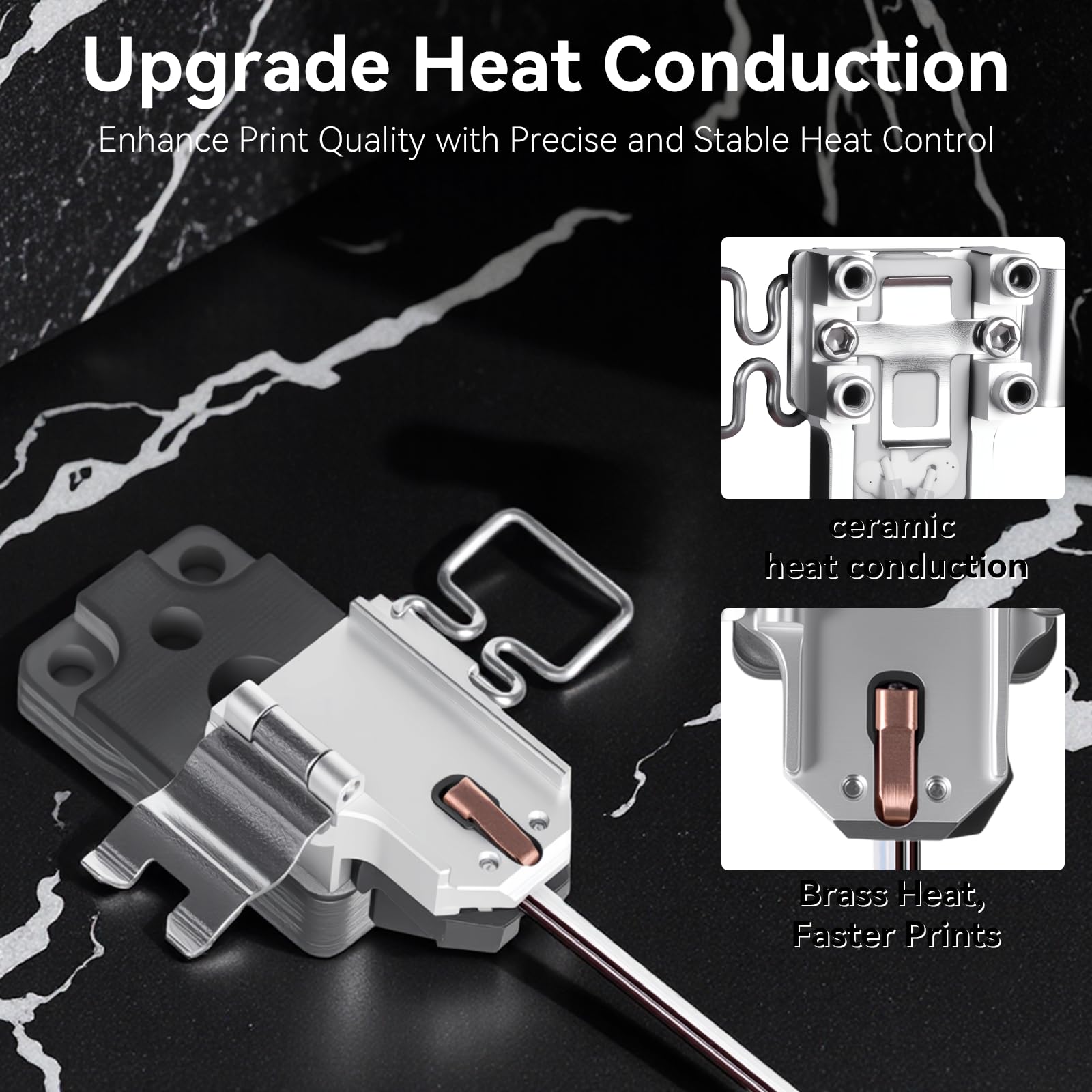 Kit Hotend Bambu Lab A1/A1 Mini - Bloque Calefactor Con Termistor, Instalación Rápida Sin Herramientas