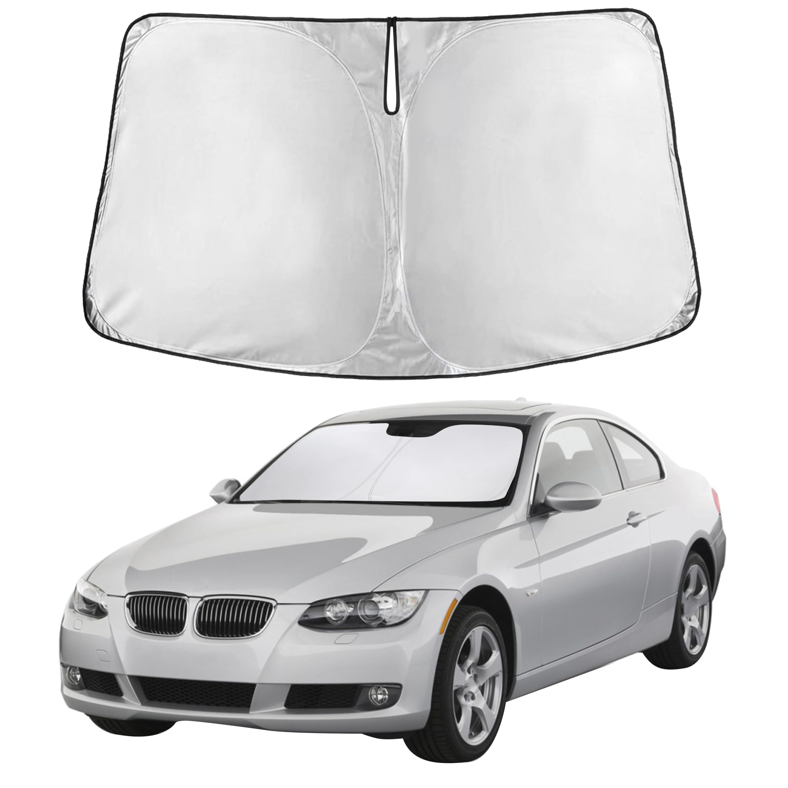 Autovir Windshields Sun Shade Fit for 2006-2009 2010 2011 BMW 3 Series