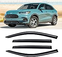 Vista 234 de Visera de ventana para Chevy Silverado 1500/GMC Sierra 1500/Avalanche/Suburban Crew Cab 2007-2013, protectores de lluvia, deflector de ventilación