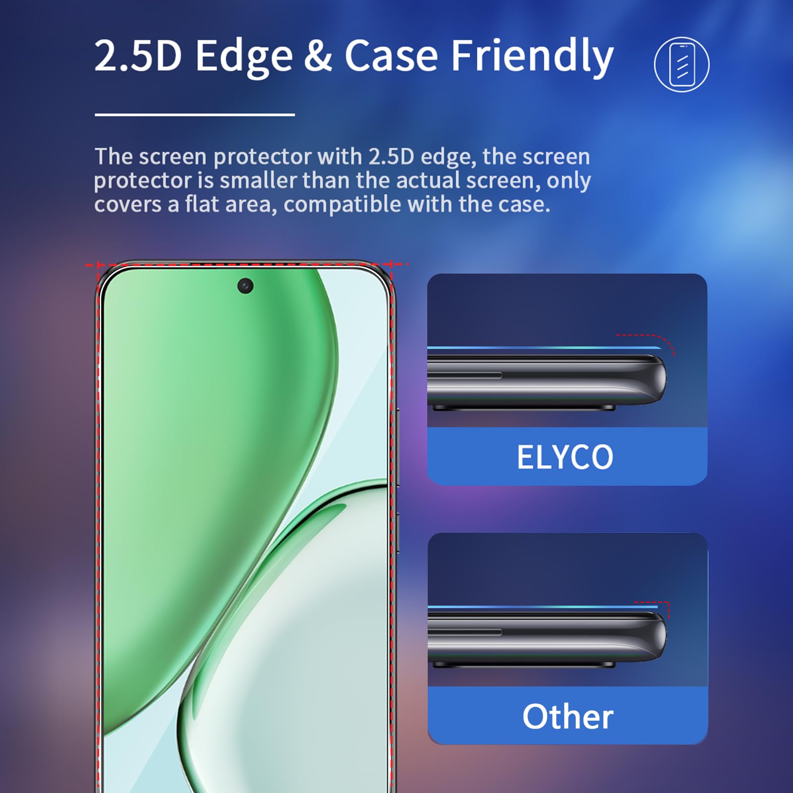 3 Pellicole In Vetro Temperato 9H Per Honor Magic 8 Lite 5G – Protezione Lente Camera, HD Trasparente, Senza Bolle