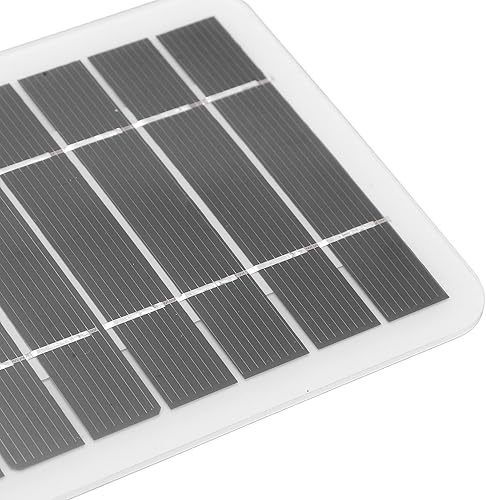 Miniatura 3 de Panel solar USB, cargadores solares portátiles de 2 W, polisilicio de 5 V de baja potencia para aparatos eléctricos cargador solar con cable USB de