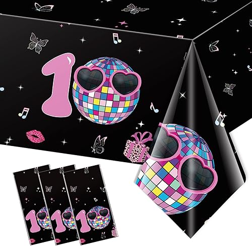 Mantel de fiesta con diseño de Winnie para niña, 3 piezas, con diseño de oso y cielo rosa, de plástico, desechable, suministros de fiesta de bebé,