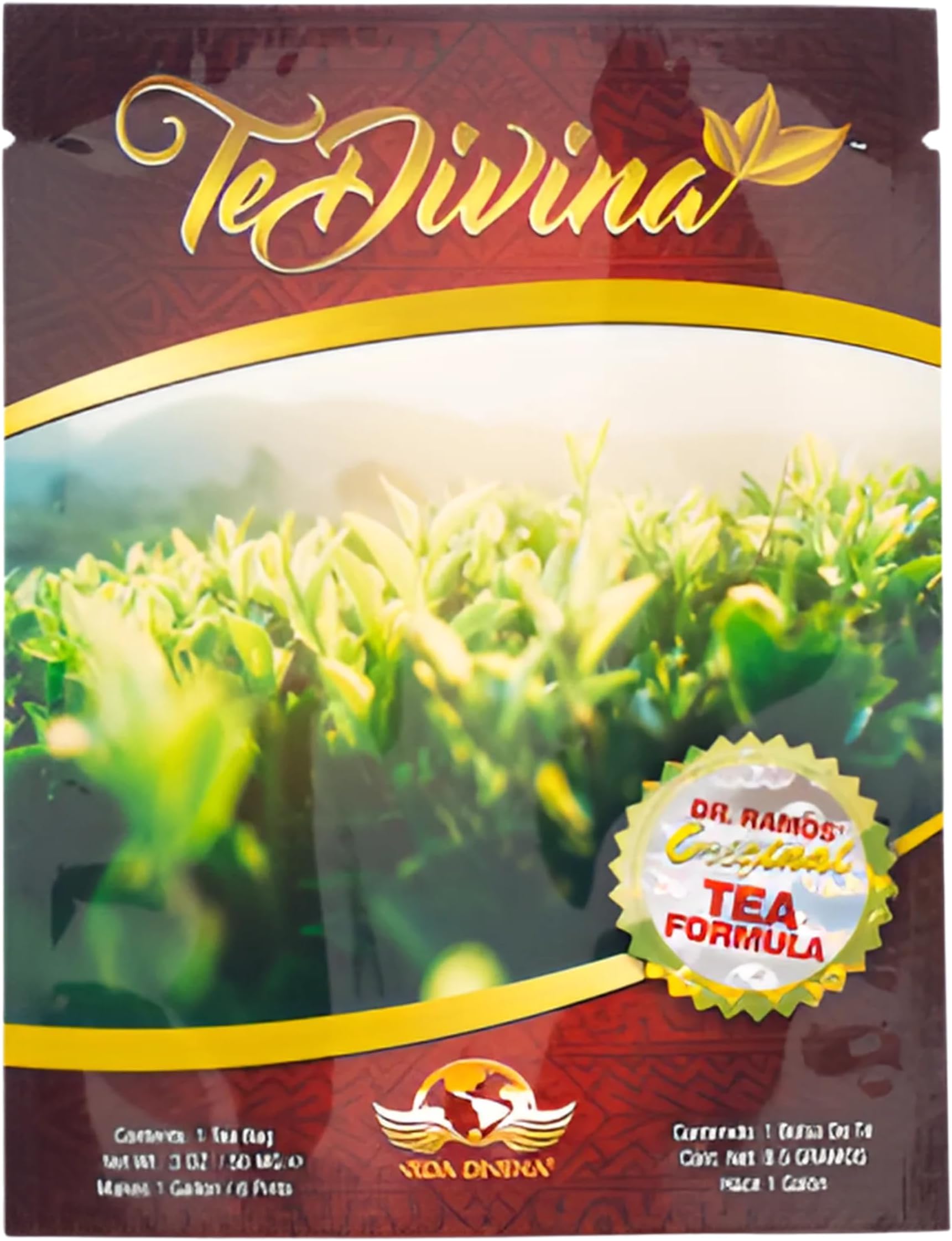 TeDivina, Plant-Based Cleansing Formula, Caffeine-Free Wellness Drink with 12 Blended Ingredients, Colon Support, Original Flavor, 0.3oz (Pack of 1)