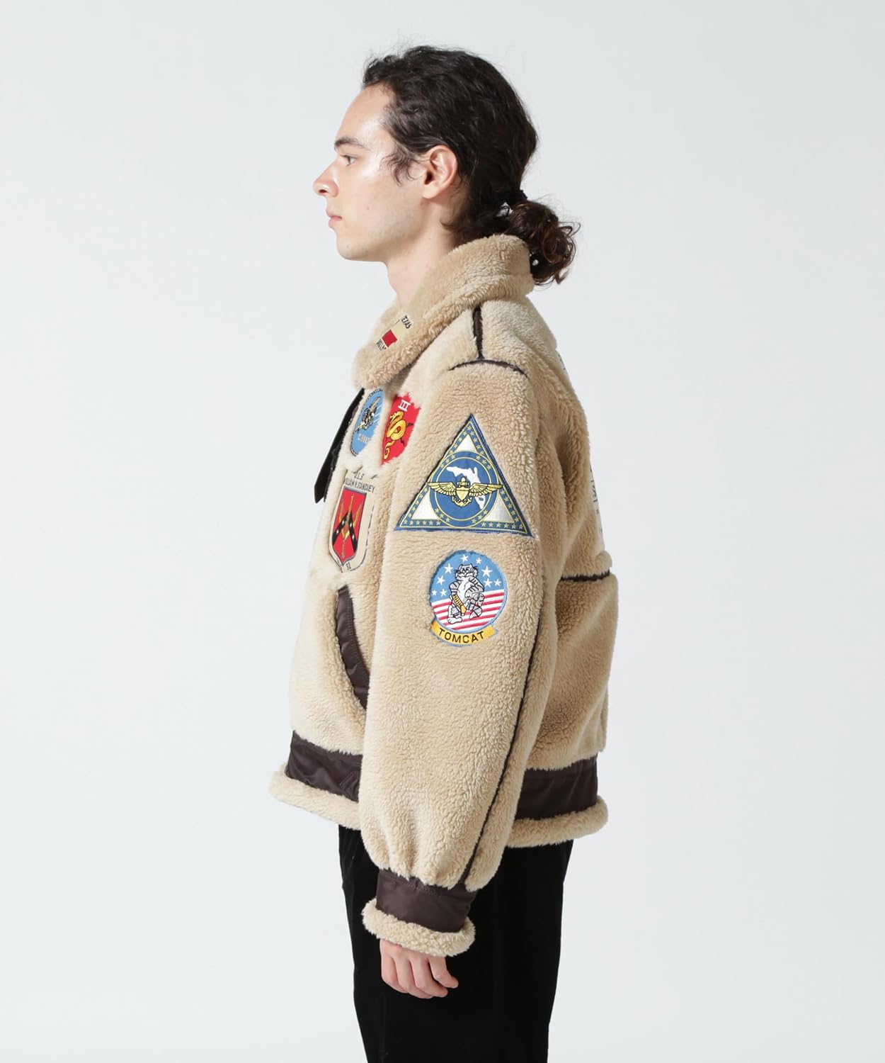 ジャケット ミリタリージャケット レトロ ボア B-3 トップガ