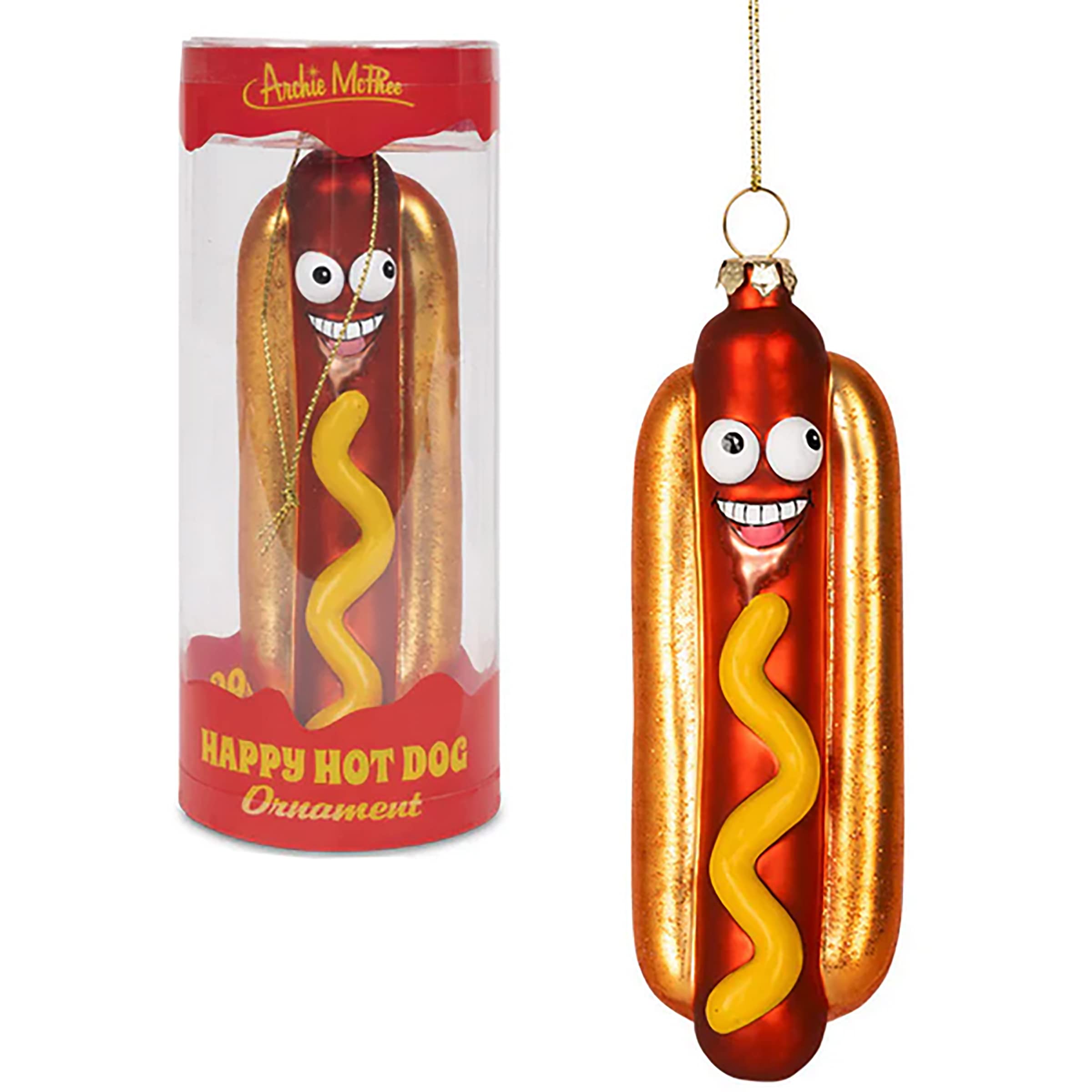 Amazon.com: Happy HOT Dog Ornament : Home & Kitchen