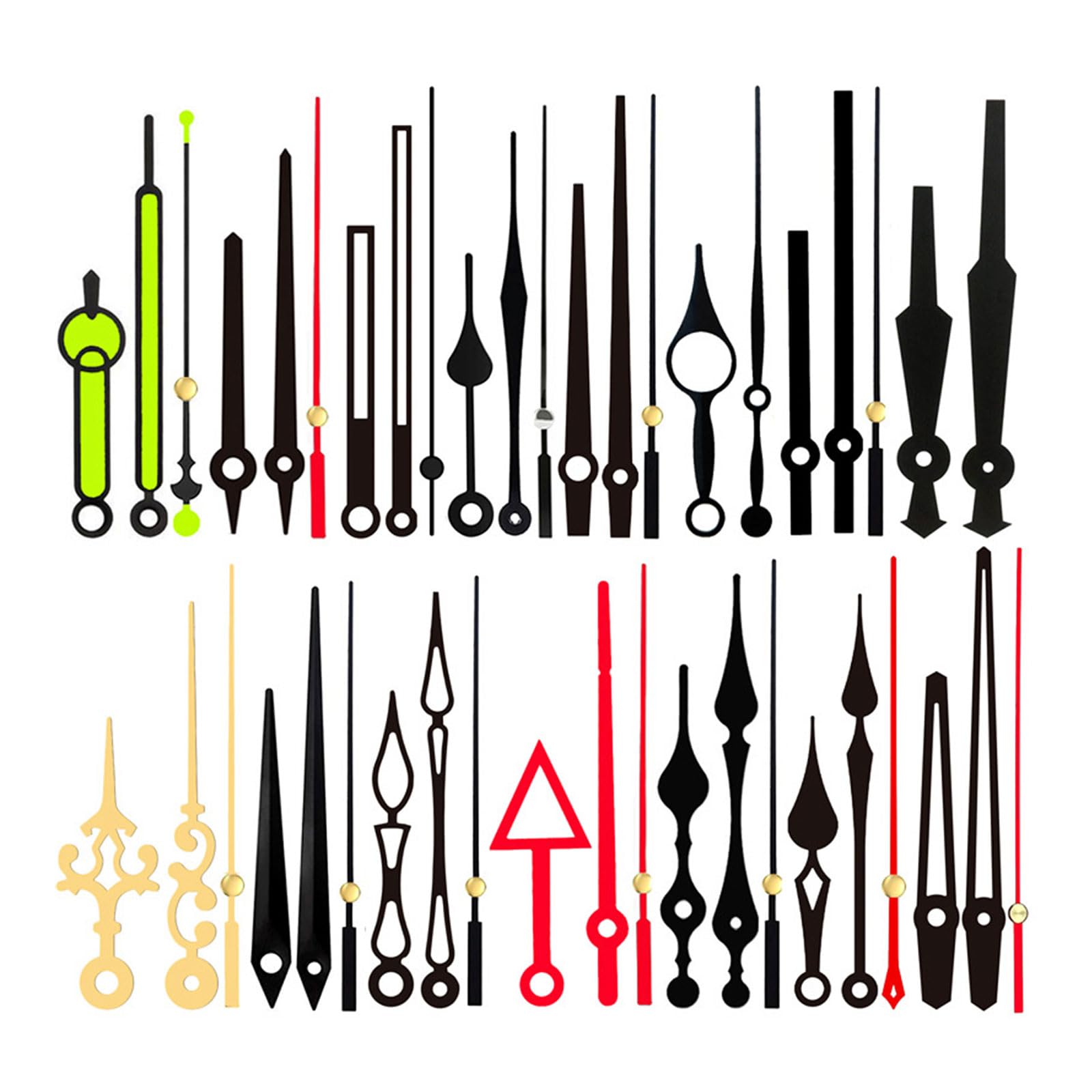 Yhplxyuus Different Clock Hands Clock Pointer for Making for Project Watch Repair Parts