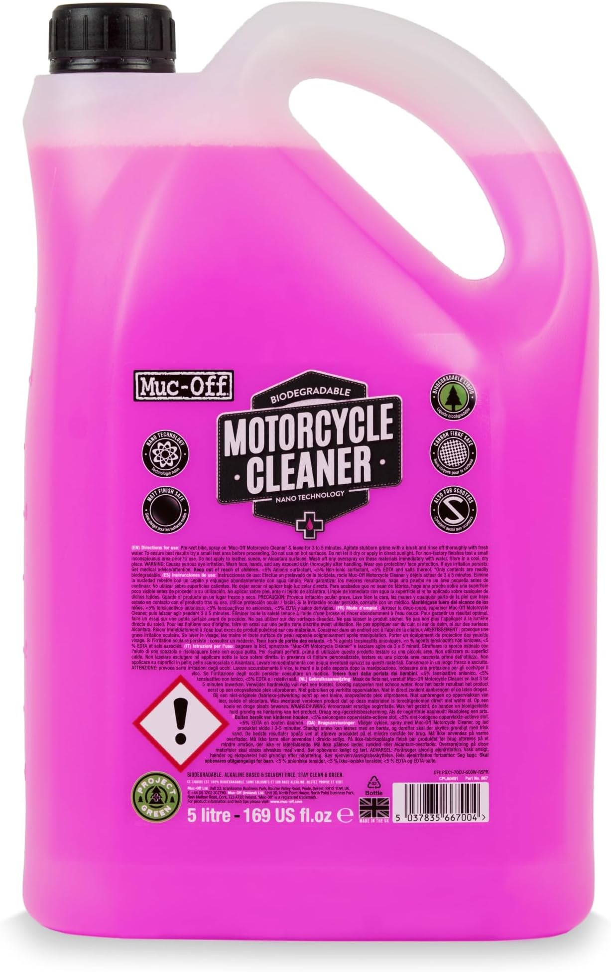 MUC-OFF - Nano Tech Motorcycle Cleaner 5L