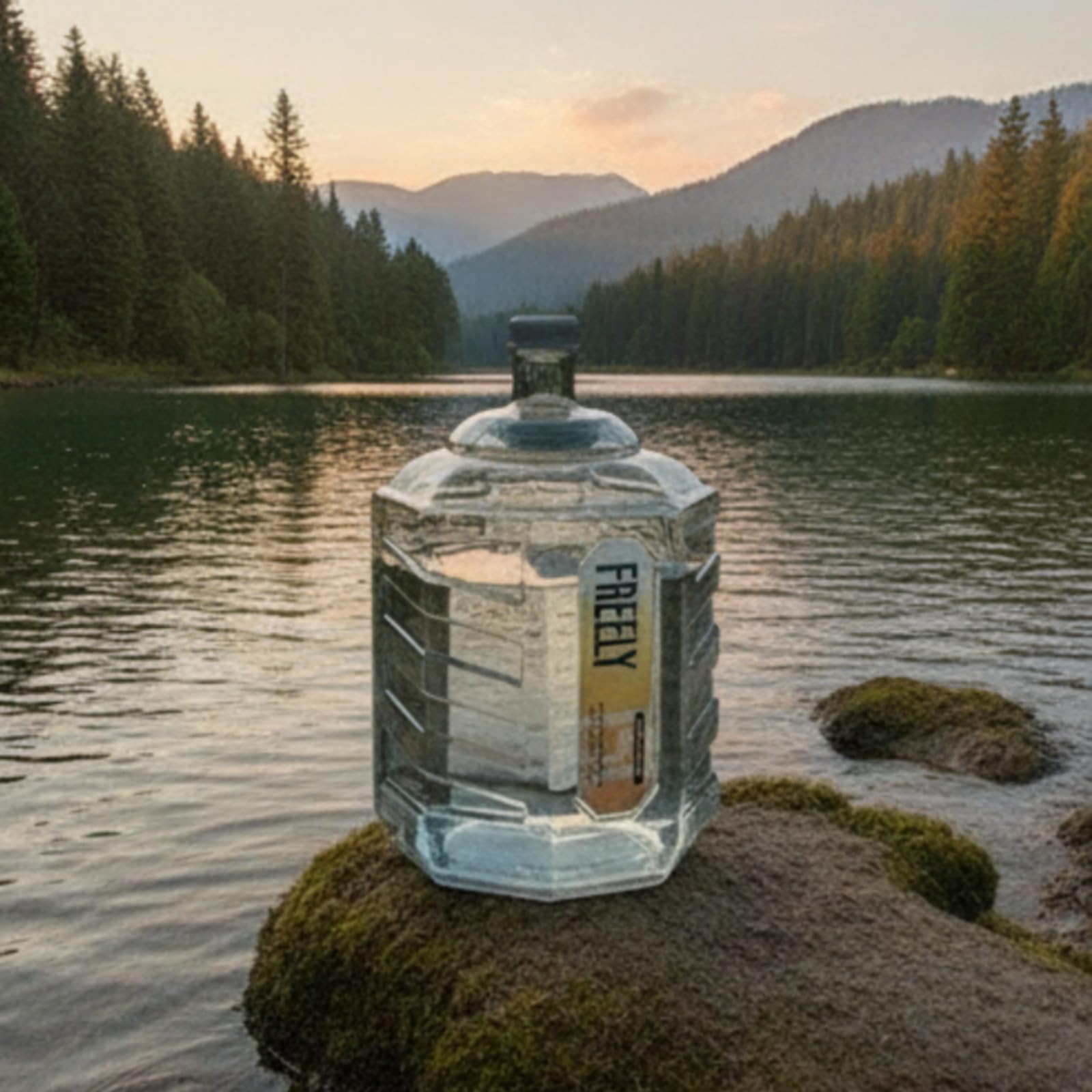 Almencla Contenedor de Agua Exterior Bidón Dispensador Barril Portátil con Apertura Amplia y Rosca Firme Material Resistente Apto para Agua Potable Estable en, 15L, 【新款】 15L灰色八角桶（大口可拆卸）