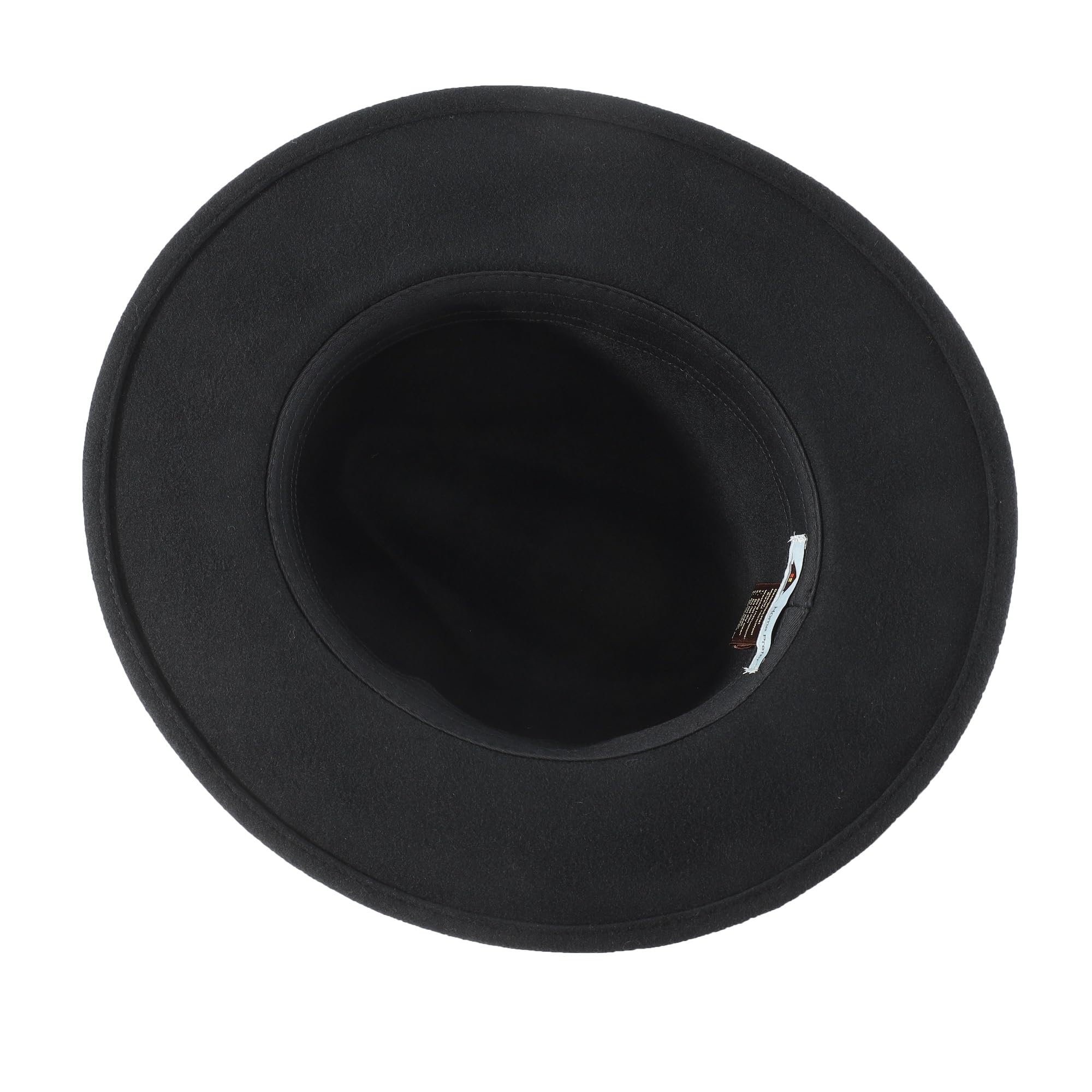 Home Prefer Sombrero Fedora de lana para hombre con banda clásica de ala ancha para hombre y mujer, sombrero de vestir Panamá