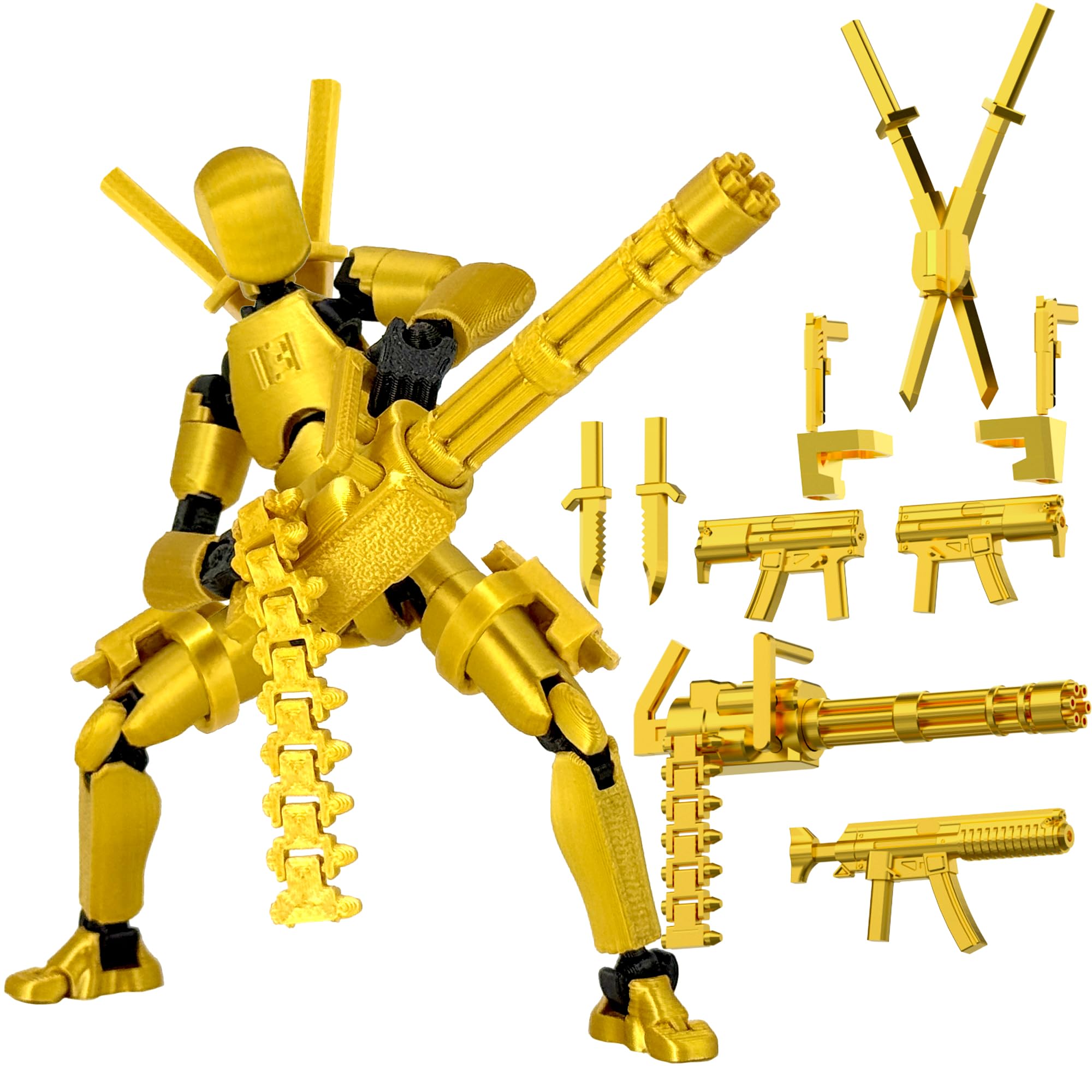 Amazon.com: Gatling Gun Titan 13 Action Figure Set【Assembled