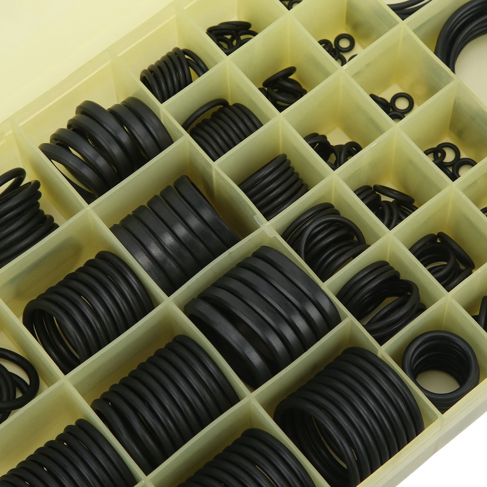 Keenso Bagger O-Ring Kit, 396-teiliges Universal Bagger Klimaanlagen O-Ring Sortiment Gummidichtungen für Carter E-Bagger, Caterpillar Dichtungen Dichtungen