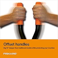 Vista 3 de Fiskars Cavadora de Hoyos para Postes de Acero de 60 pulgadas, Herramienta de Construcción y Jardín de Mango Largo, Herramienta Cavadora