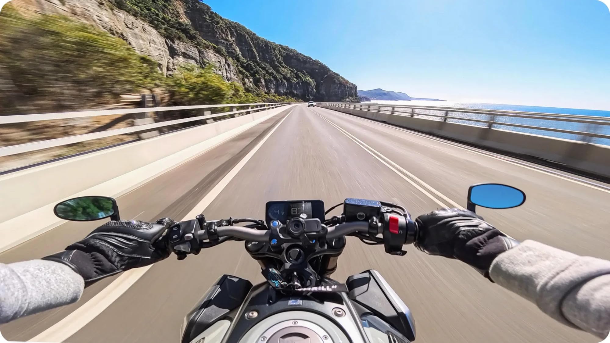 Insta360, Helmet Chin Mount 2.0 uchwyt na podbródek do kasku motocyklowego i kamery sportowej z wciągającym strzelaniem POV i uniwersalnym mocowaniem 3-biegunowym, czarny Cinseavv
