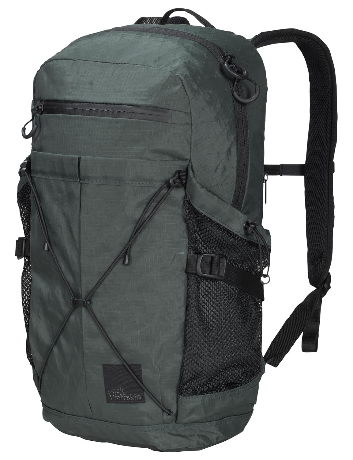 Jack Wolfskin Plecak turystyczny Wandermood Pack 20, zielony łupek, rozmiar standardowy