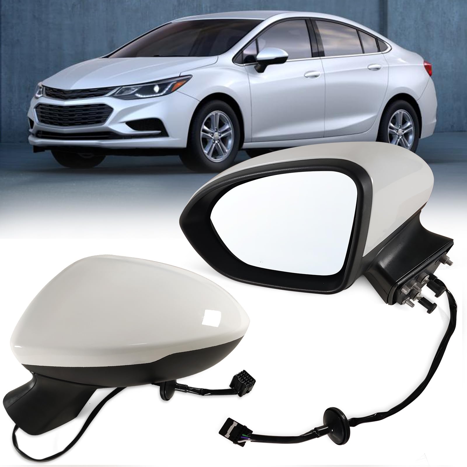 Amazon.com: Lqito Left Driver side Mirror Fits 2016-2019 Chevy