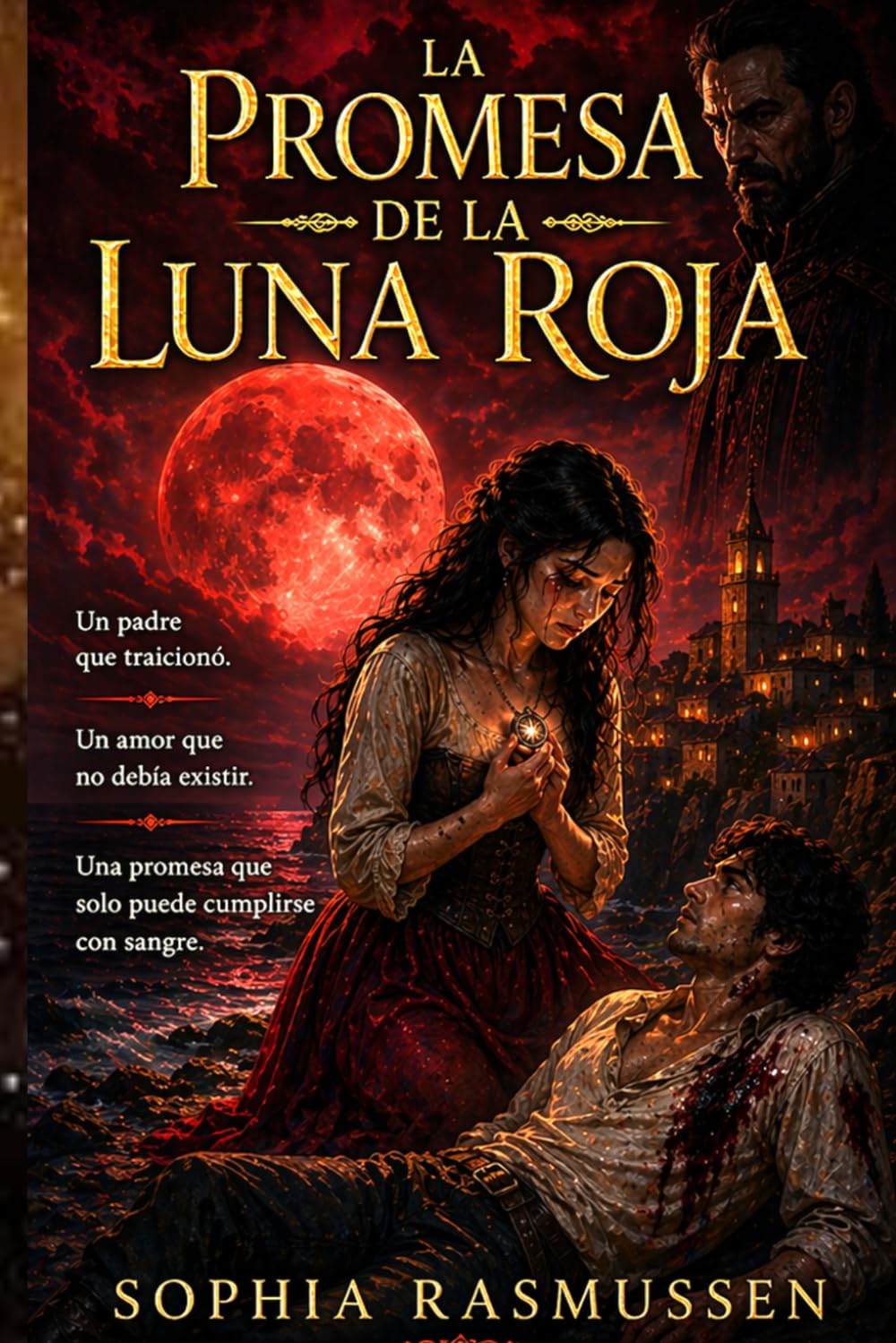 LA PROMESA DE LA LUNA ROJA: Un Padre que traiciono. Un Amor que no debia Existir. Una Promesa que solo puede cumplirse con sangre.